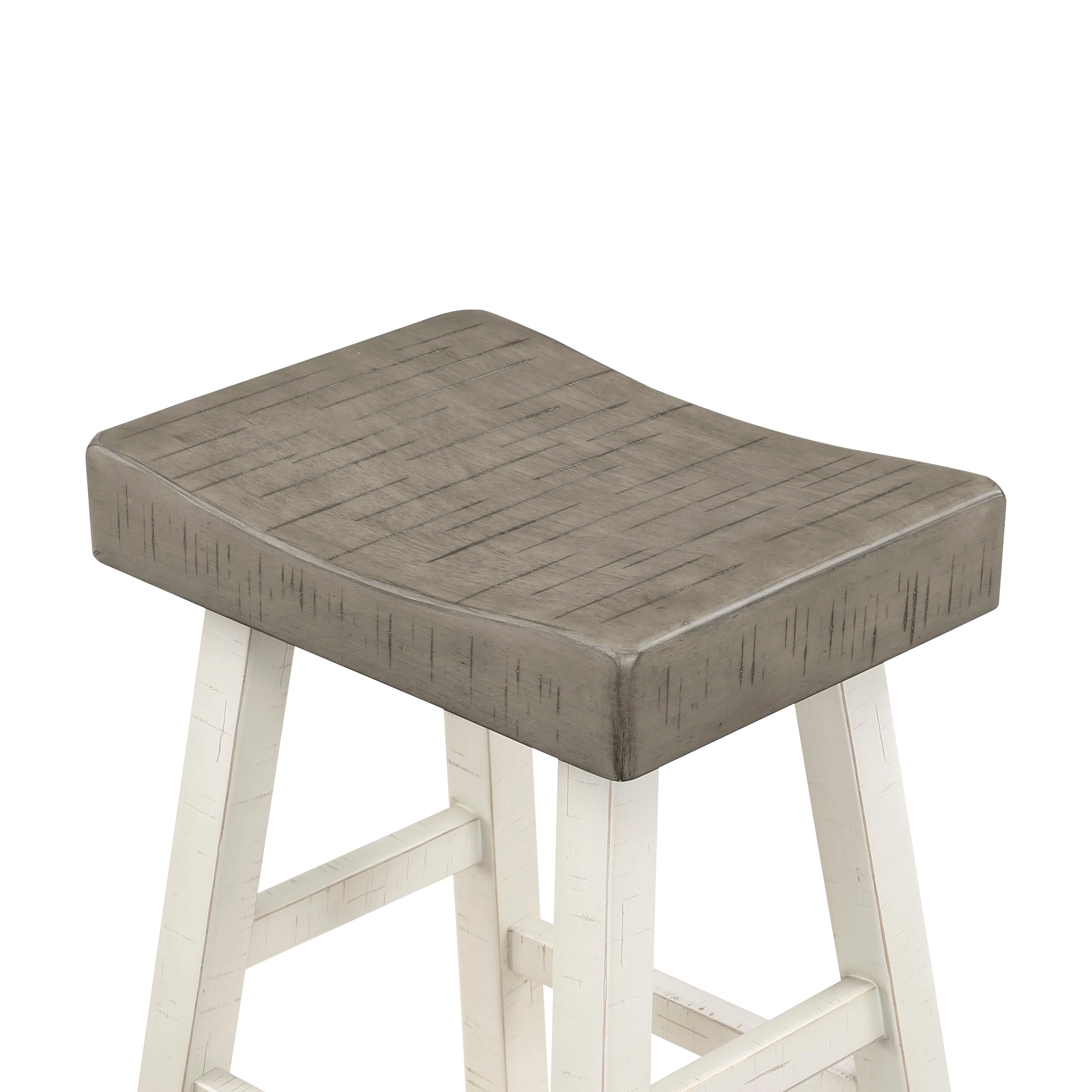 Caspian White/Coffee 4-Piece Pack Counter Height Set - Image 7