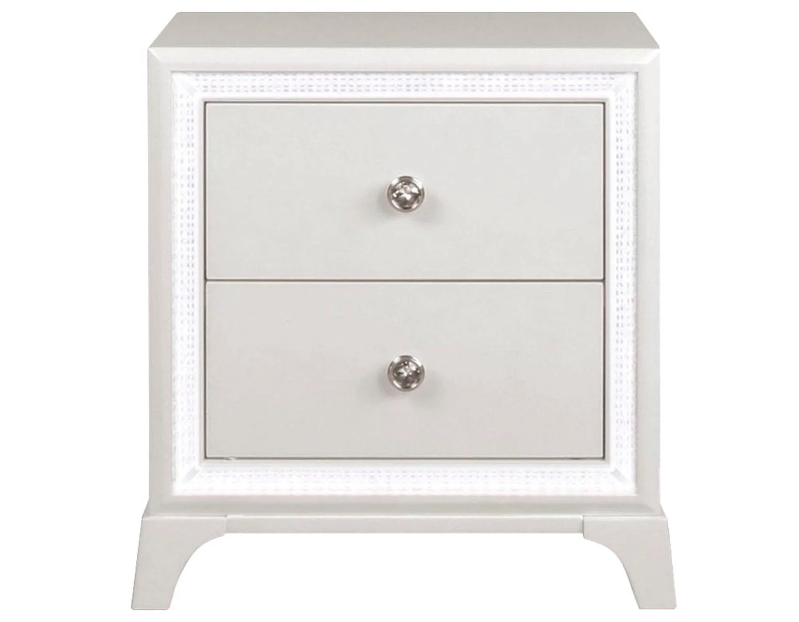 Cassie Illuminating 4-Piece Glam King Bedroom Set - Image 12