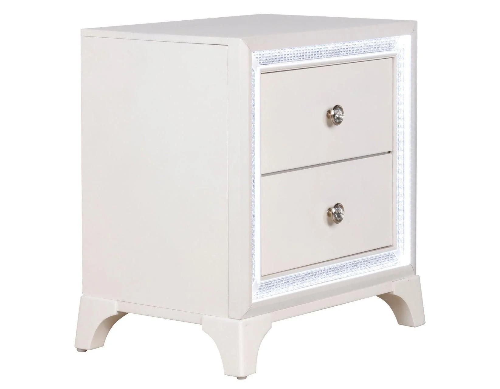 Cassie Illuminating 4-Piece Glam King Bedroom Set - Image 14