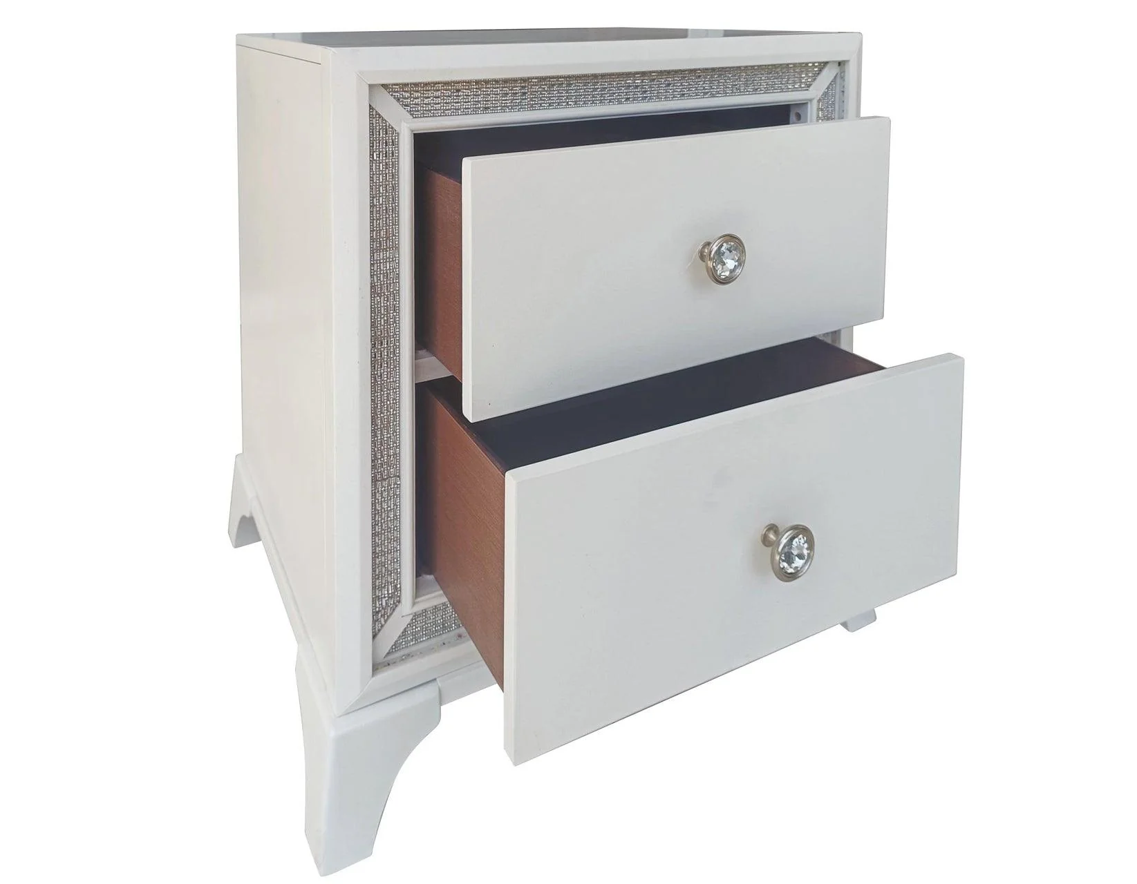 Cassie Illuminating 4-Piece Glam King Bedroom Set - Image 15