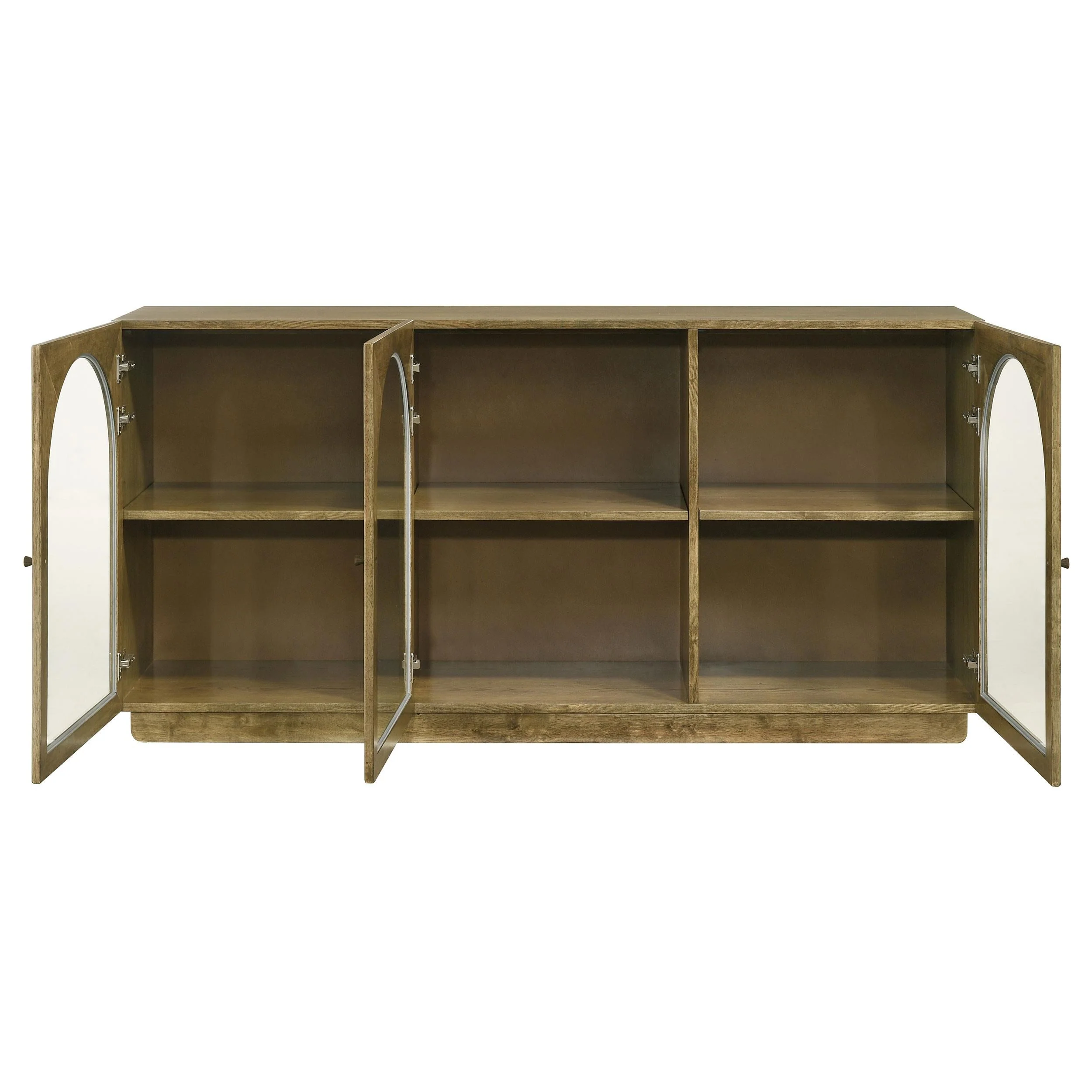 Castlewood Brown Oak Dining Sideboard Buffet Server - Image 5