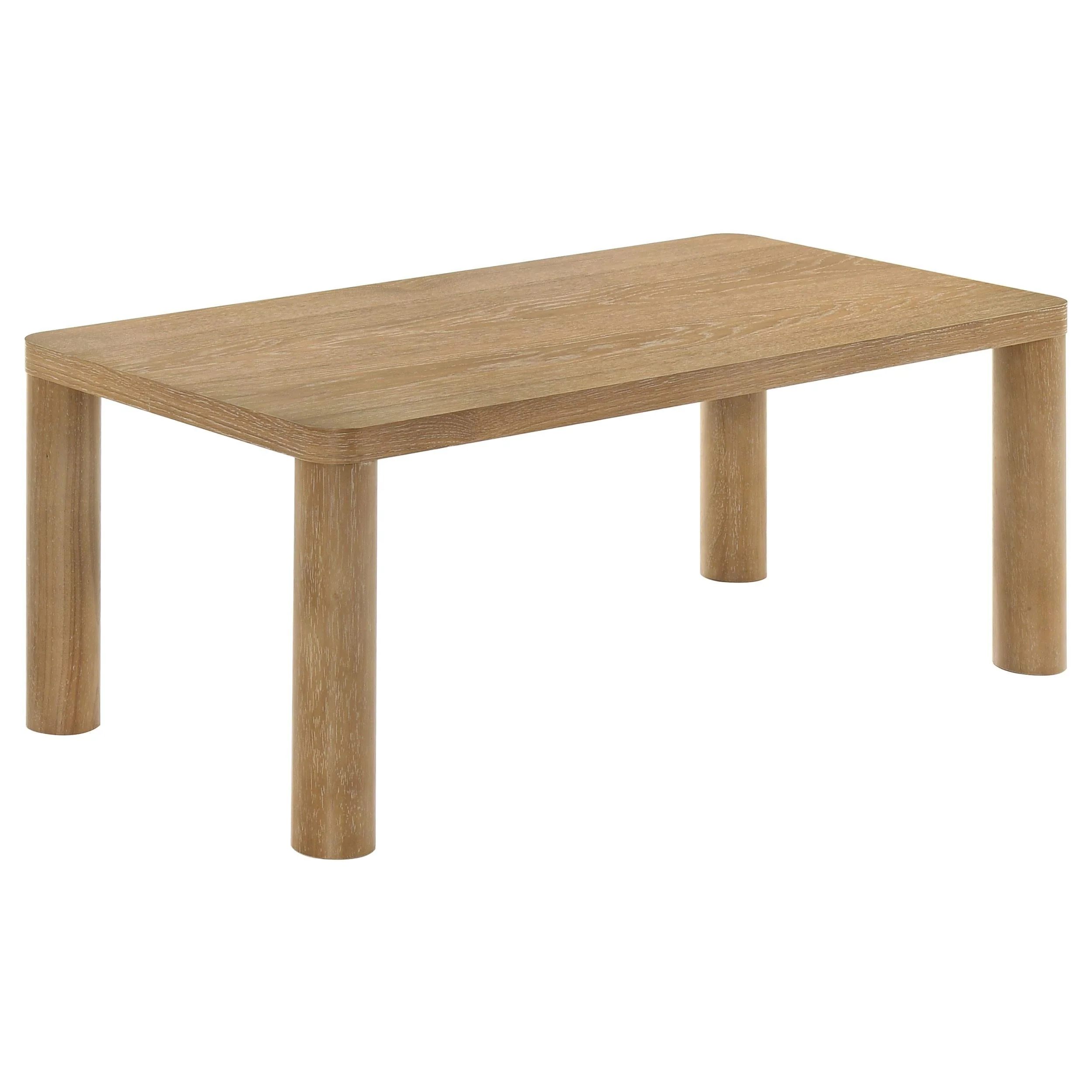 Castlewood Light Oak 2-Piece Cocktail Coffee Table Set - Image 5