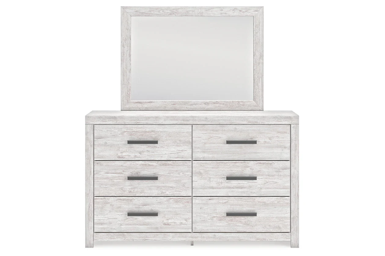 Cayboni Whitewash Panel Bedroom Set - Image 11