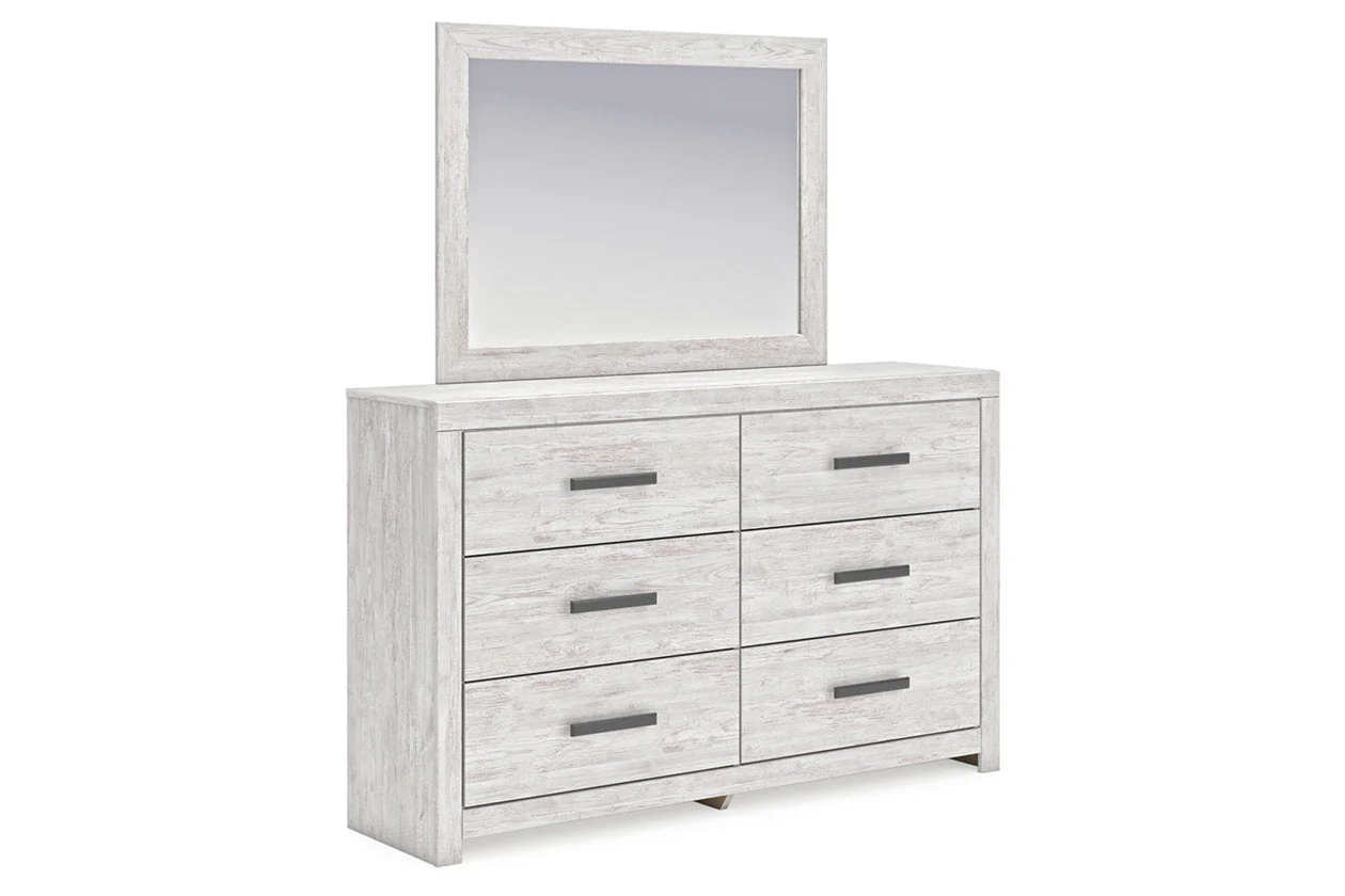 Cayboni Whitewash Panel Bedroom Set - Image 12
