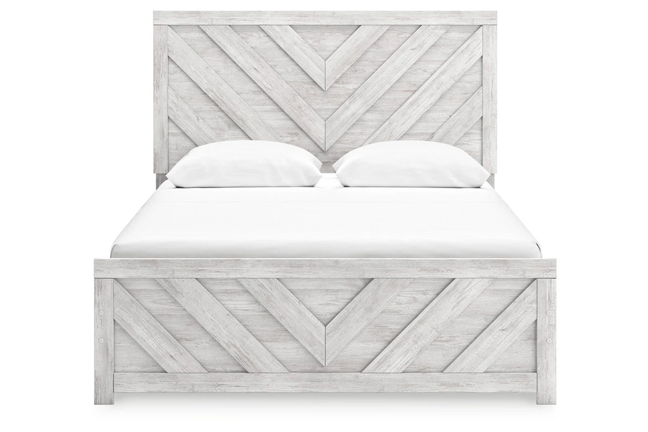 Cayboni Whitewash Panel Bedroom Set - Image 22