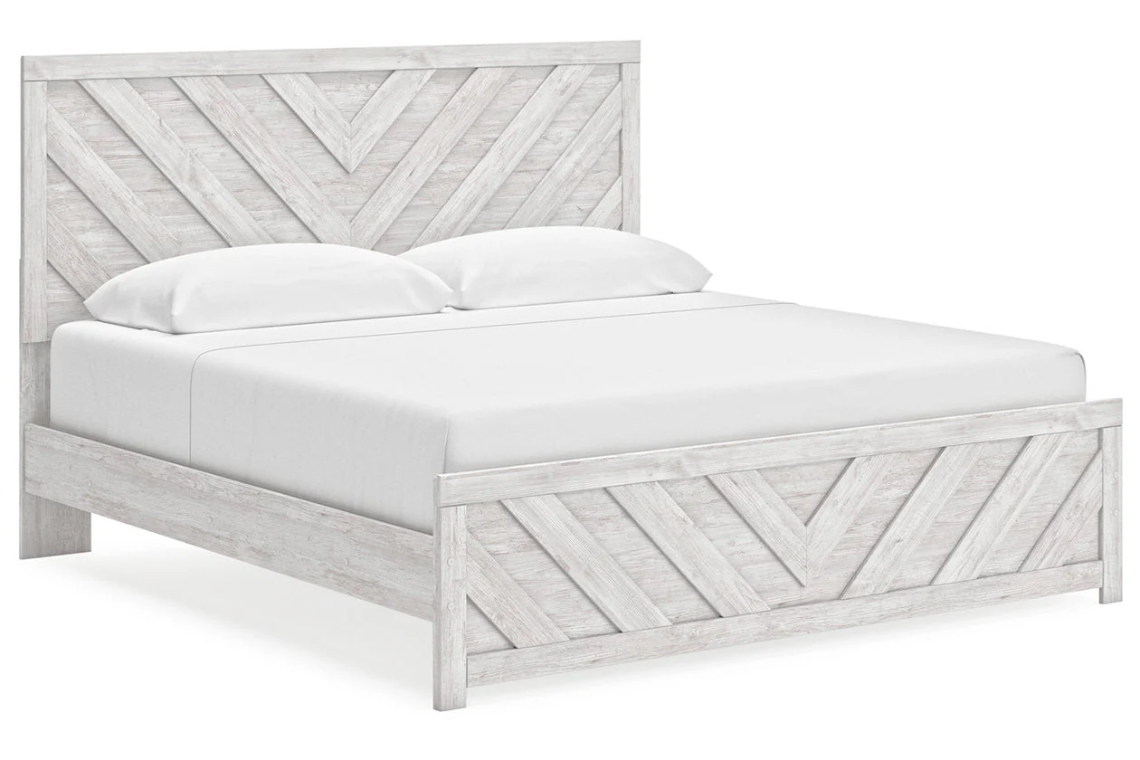 Cayboni Whitewash Panel Bedroom Set - Image 27