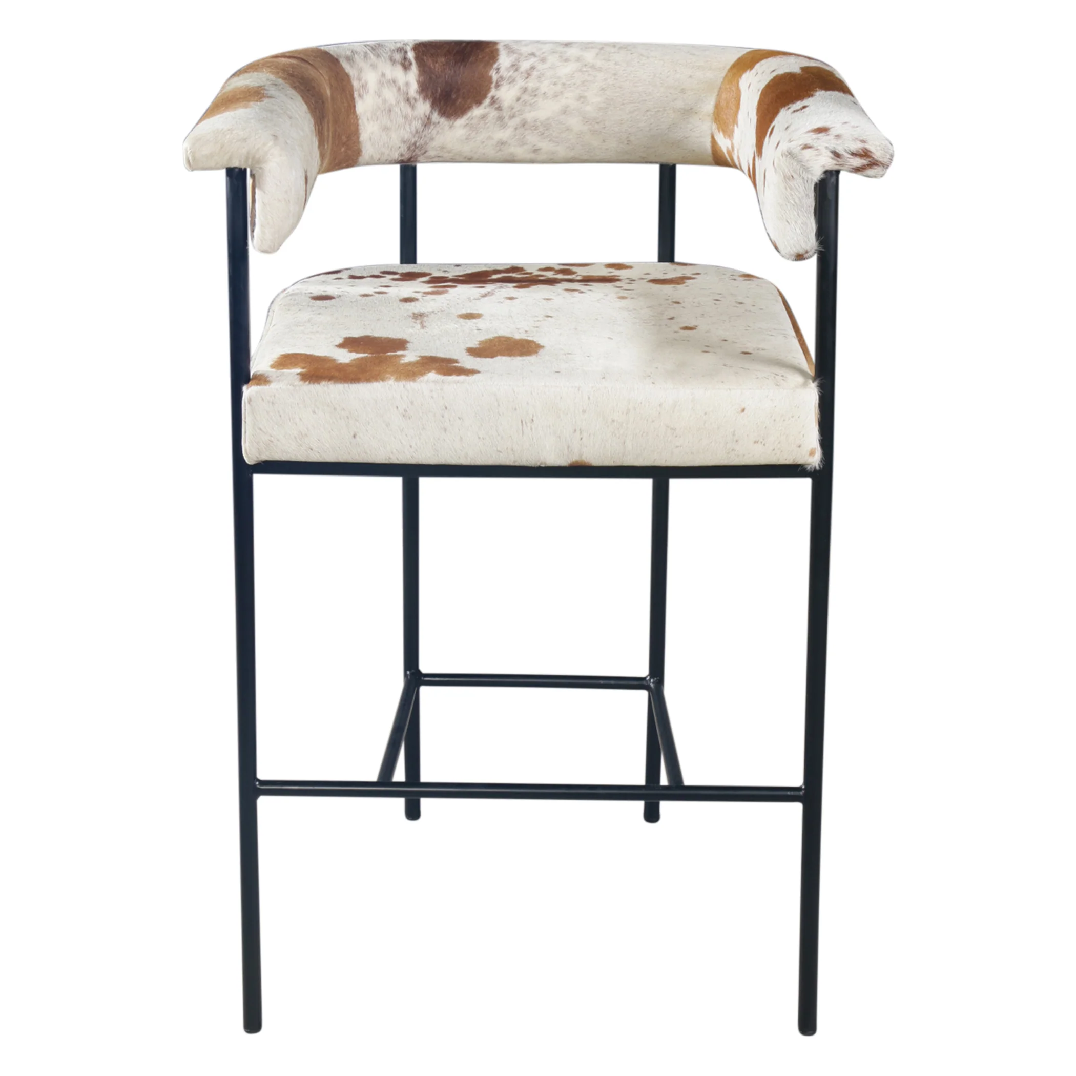 Nola 18" Counter Armchair in Brown Hair on Hide - Image 7