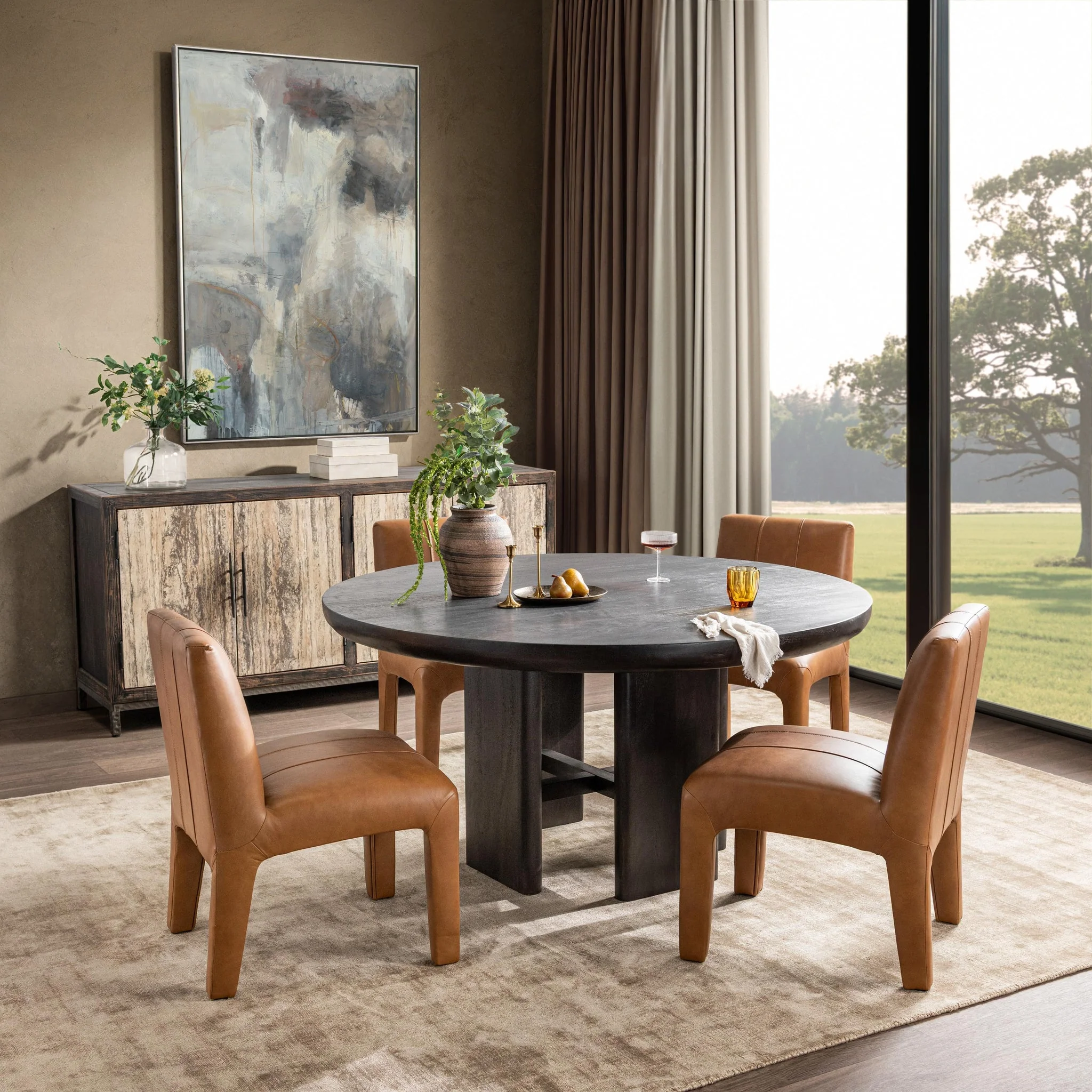 Celadon Dining Table - Truffle Roast - Image 6