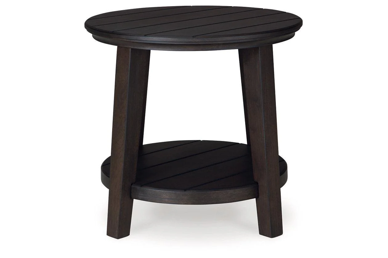 Celamar Dark Brown Coffee Table and 2 End Tables - Image 7