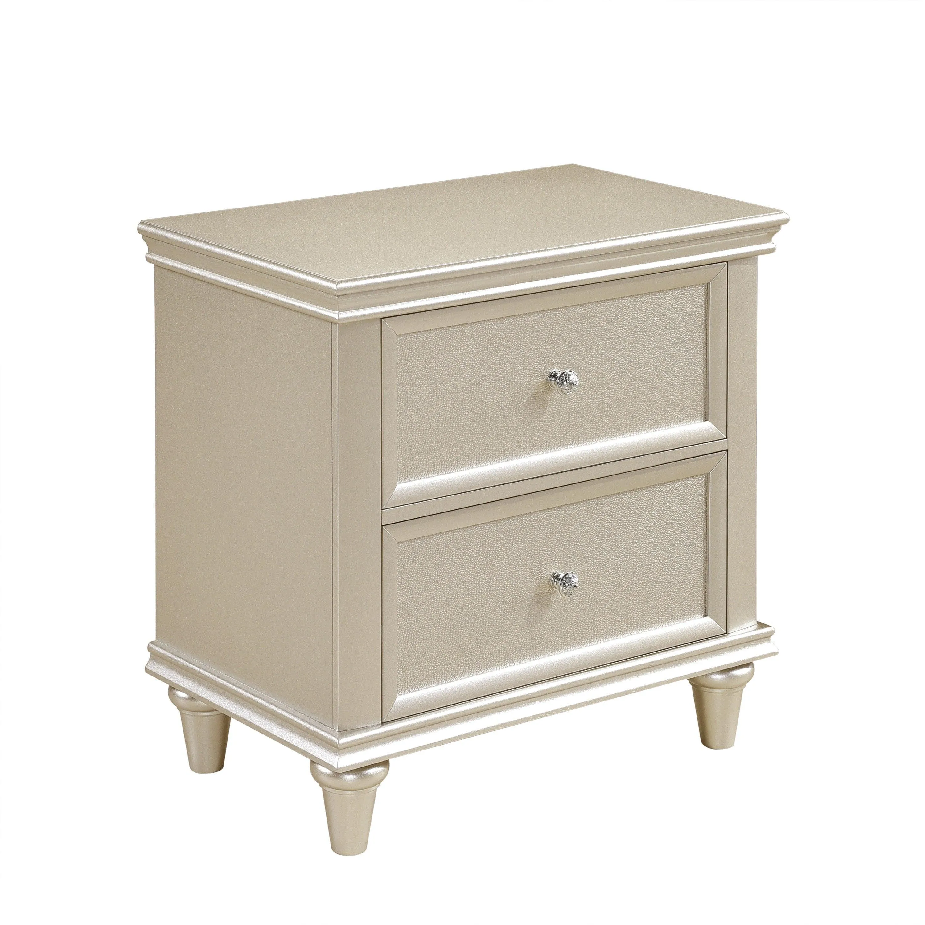 Celandine Silver Upholstered Panel Youth Bedroom Set - Image 9