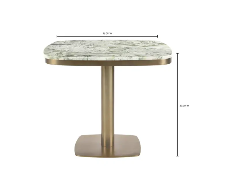 Celeste Cafe Table - Green Onyx Marble - Image 9