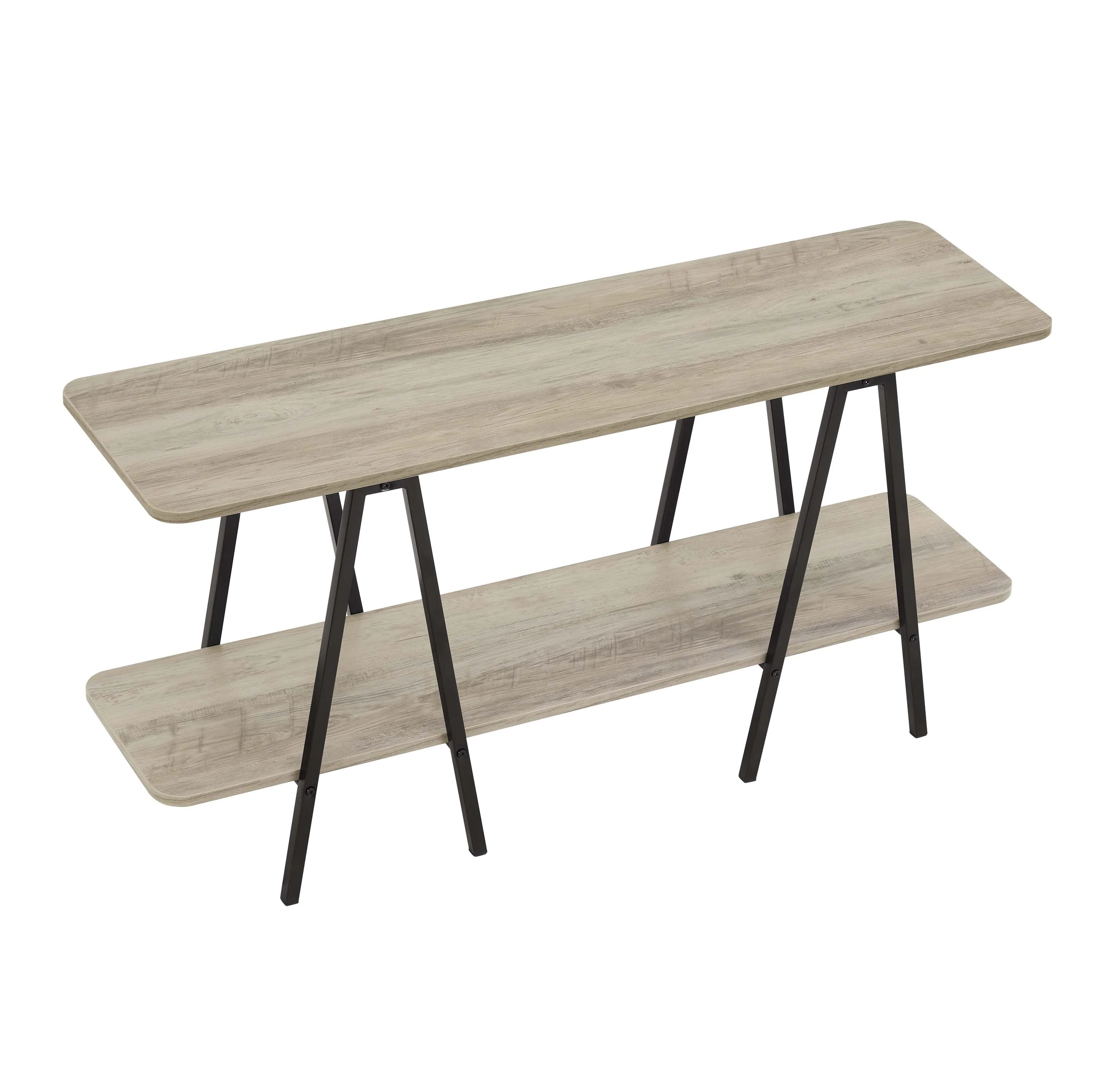 Celine Side Table Console in Rustic Grey - Image 8