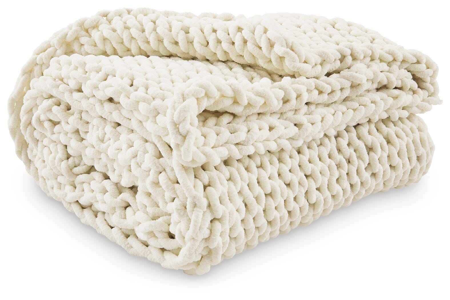 Chaddon Ivory Throw - Image 2