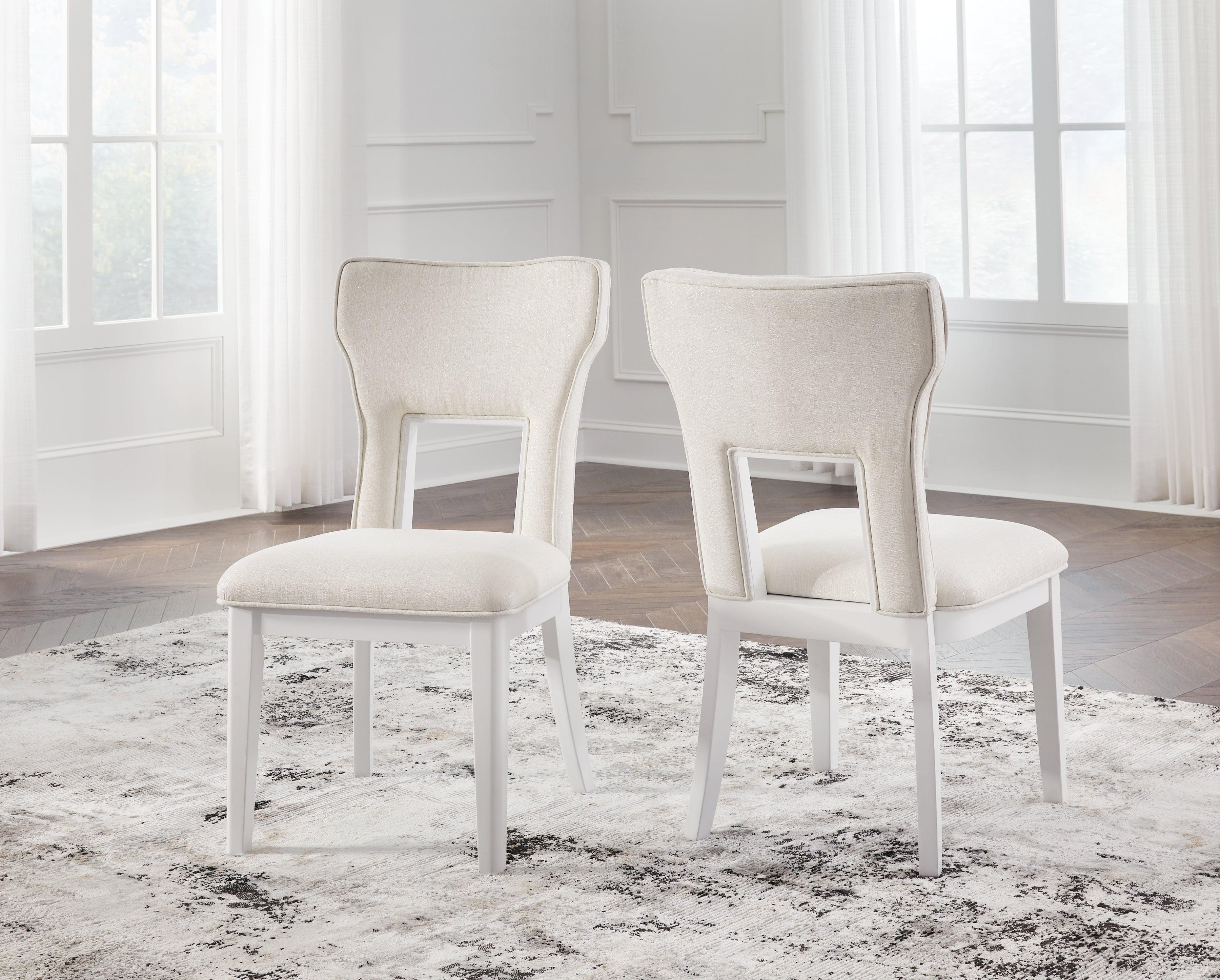 Chalanna White Dining Chair, Set of 2