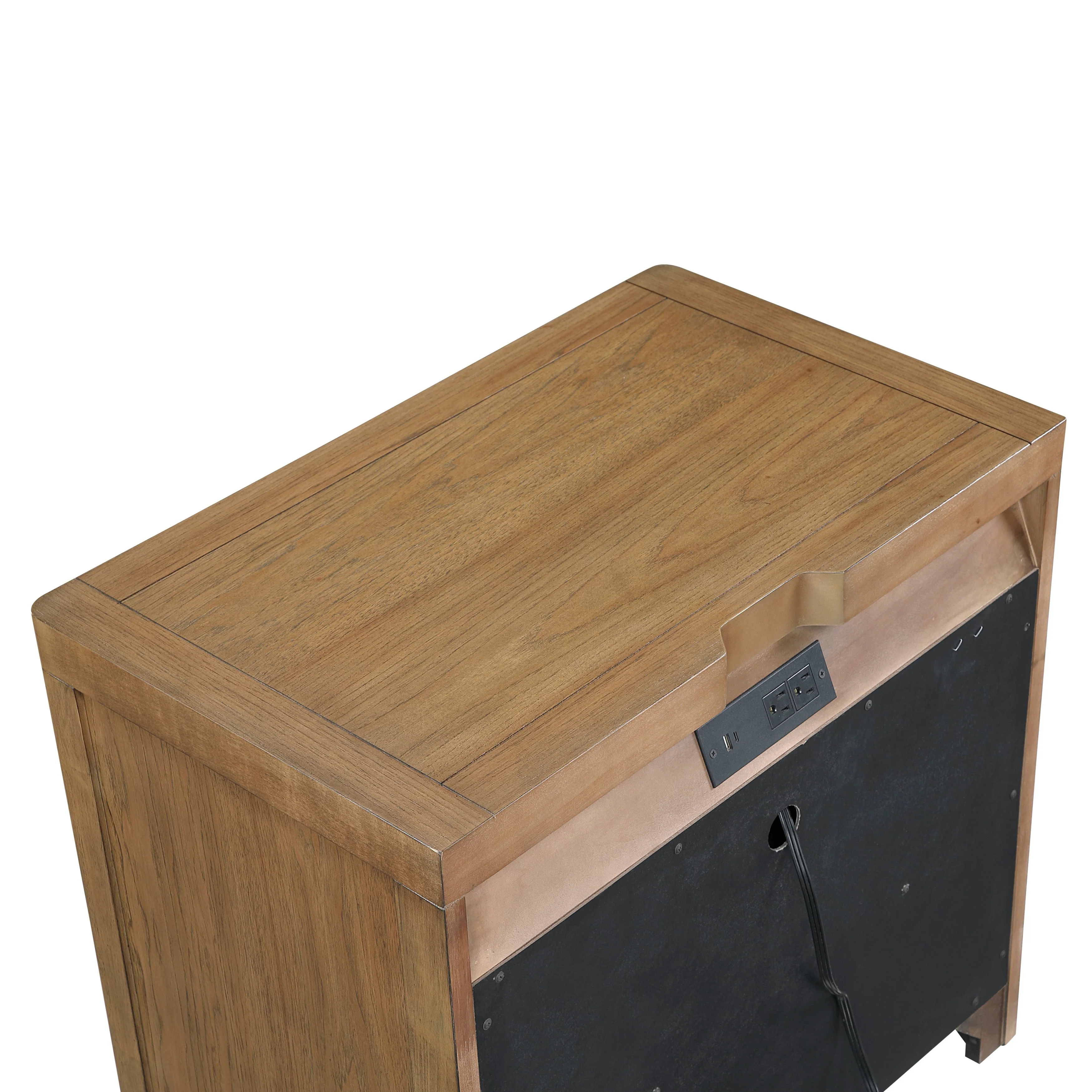 Charlotte Light Brown Nightstand - Image 4