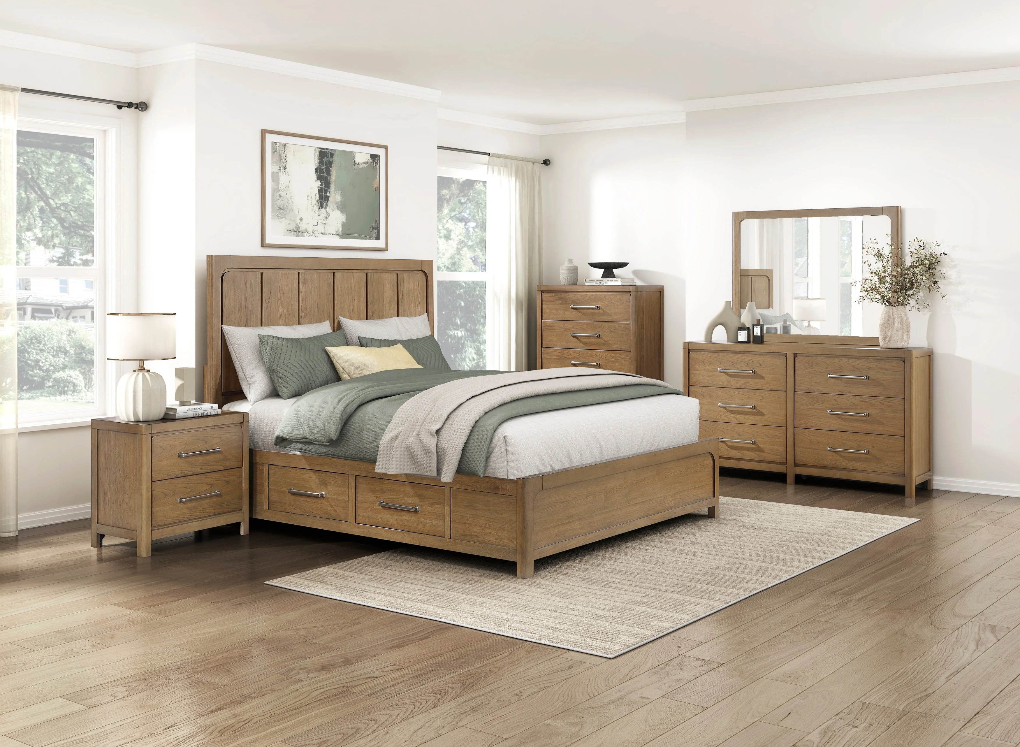 Charlotte Light Brown Nightstand - Image 6