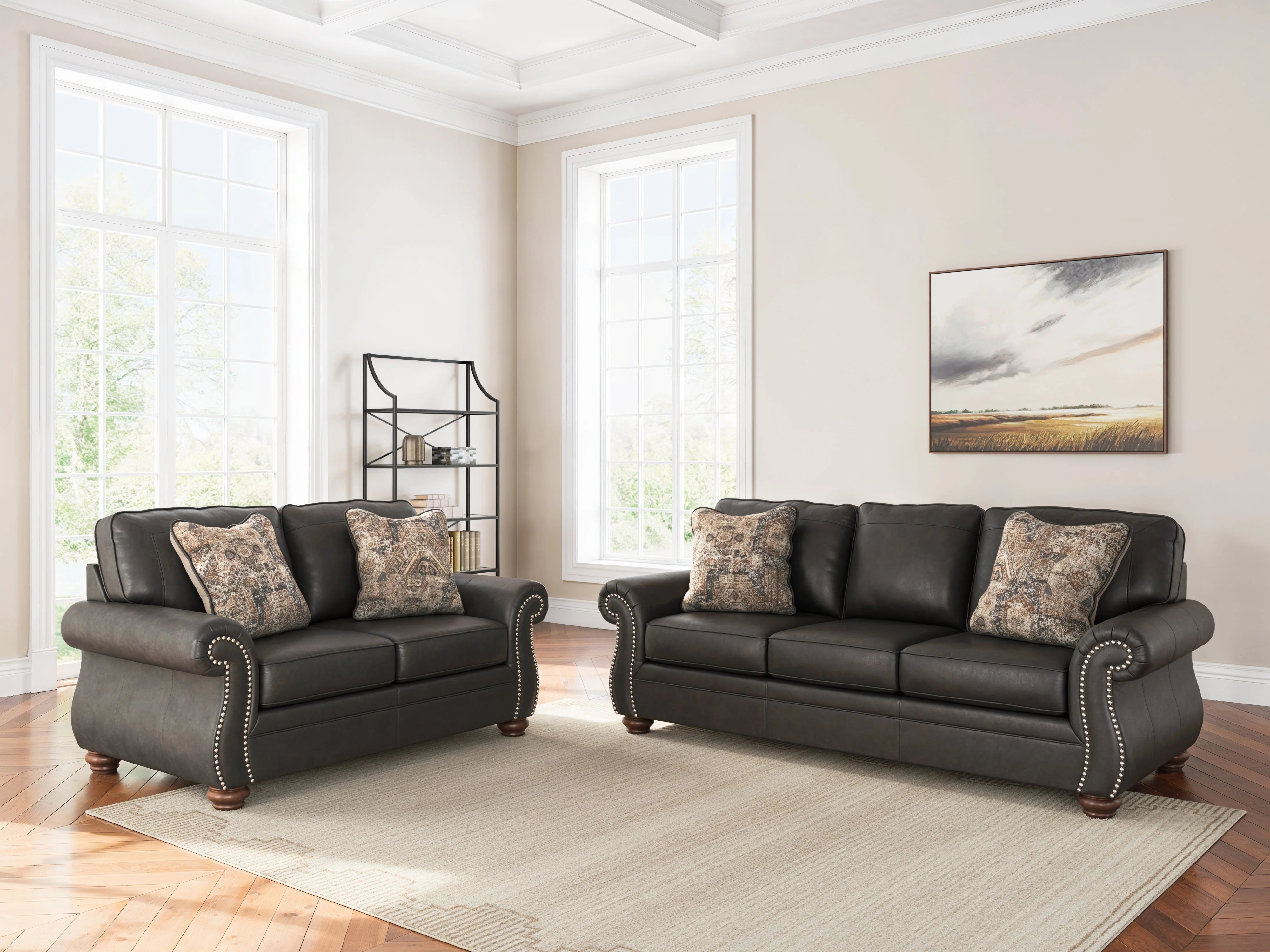 Chasemore Granite Sofa and Loveseat