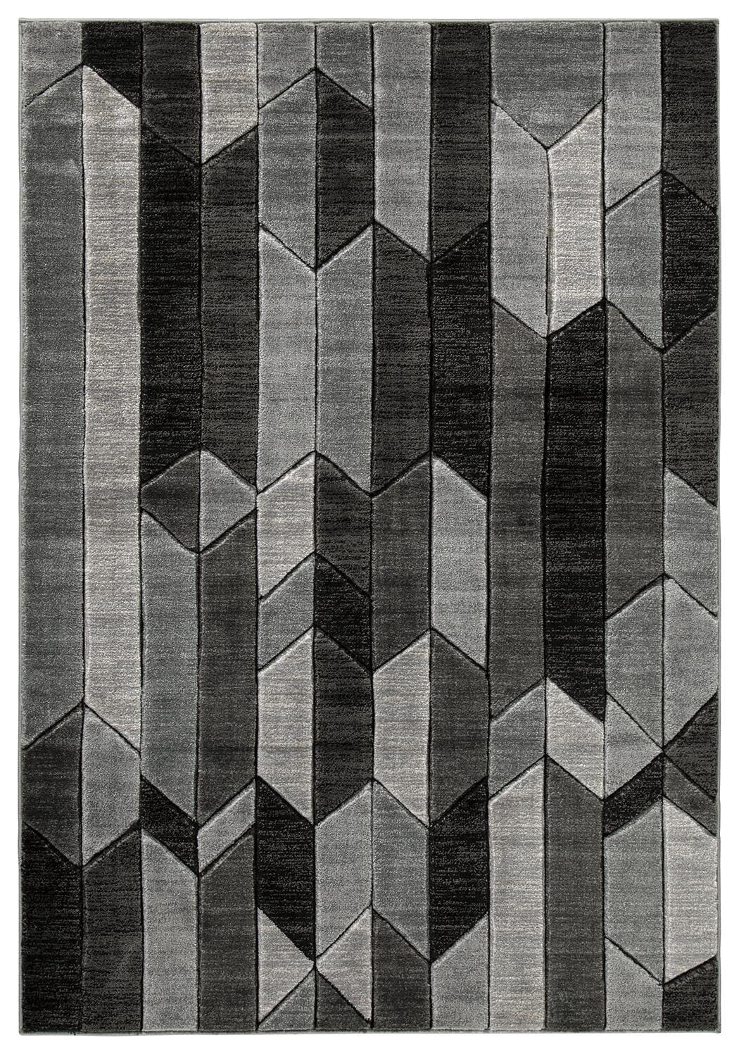 Chayse Black/Gray 6'6" x 9'6" Rug - Image 6