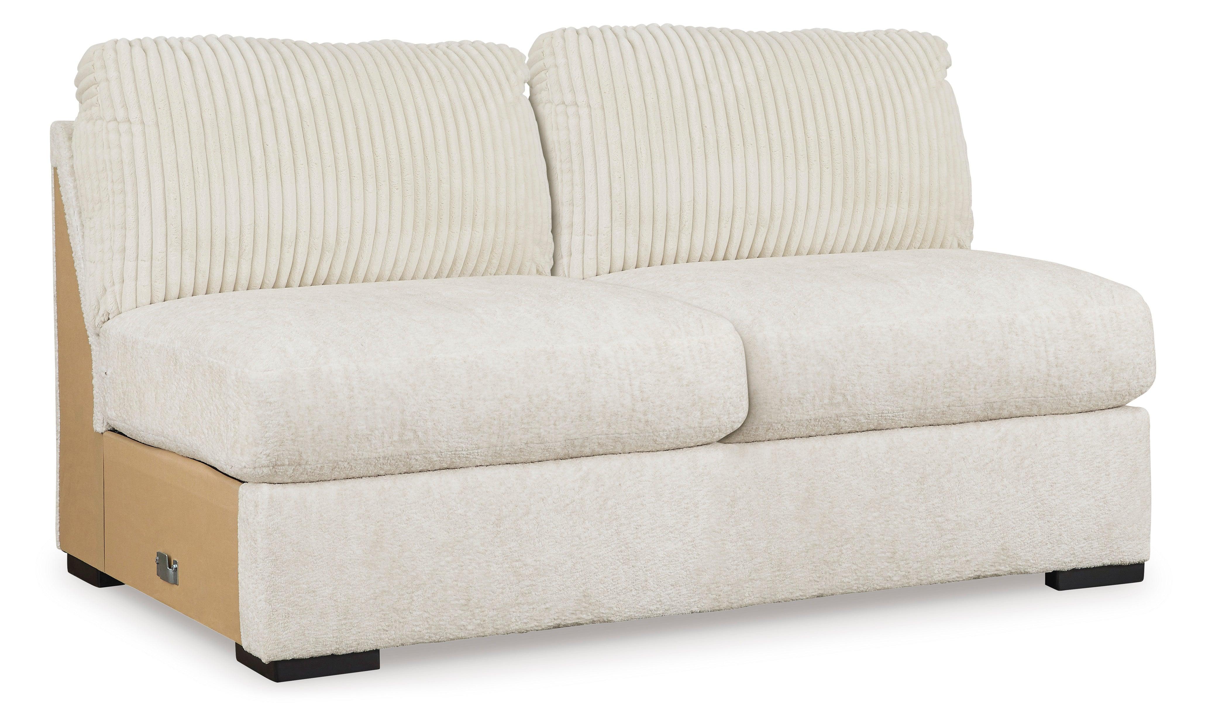 Chessington Ivory 4-Piece Left Arm Facing (LAF) Chaise Sectional - Image 4