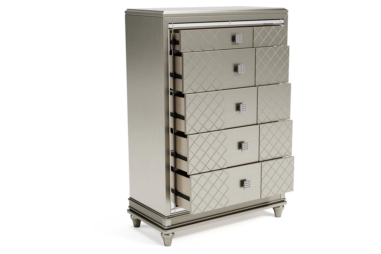 Chevanna Platinum Chest of Drawers - Image 3