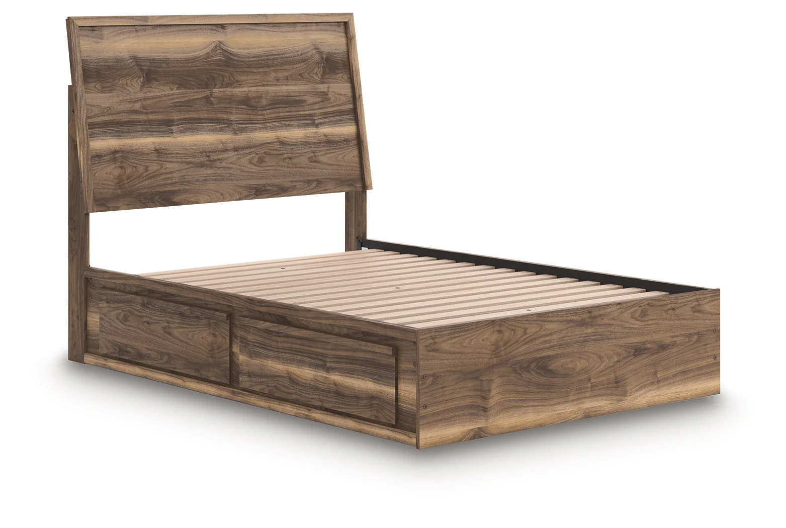 Chirason Brown Full Panel Bed with Storage - Image 9
