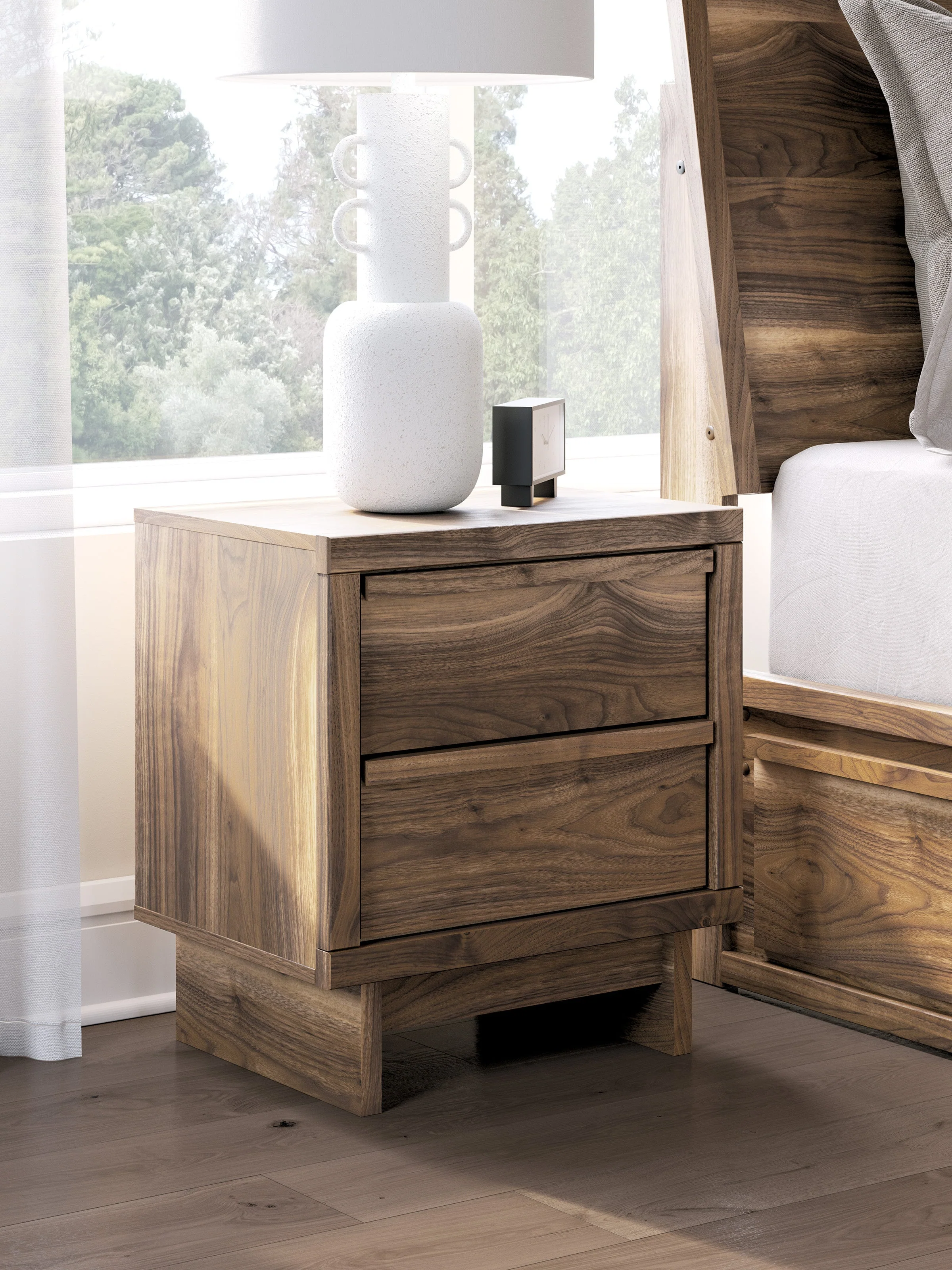 Chirason Brown Panel Bedroom Set - Image 9
