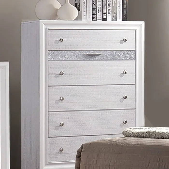 Chrissy White 5-Piece Queen Bedroom Set - Image 6