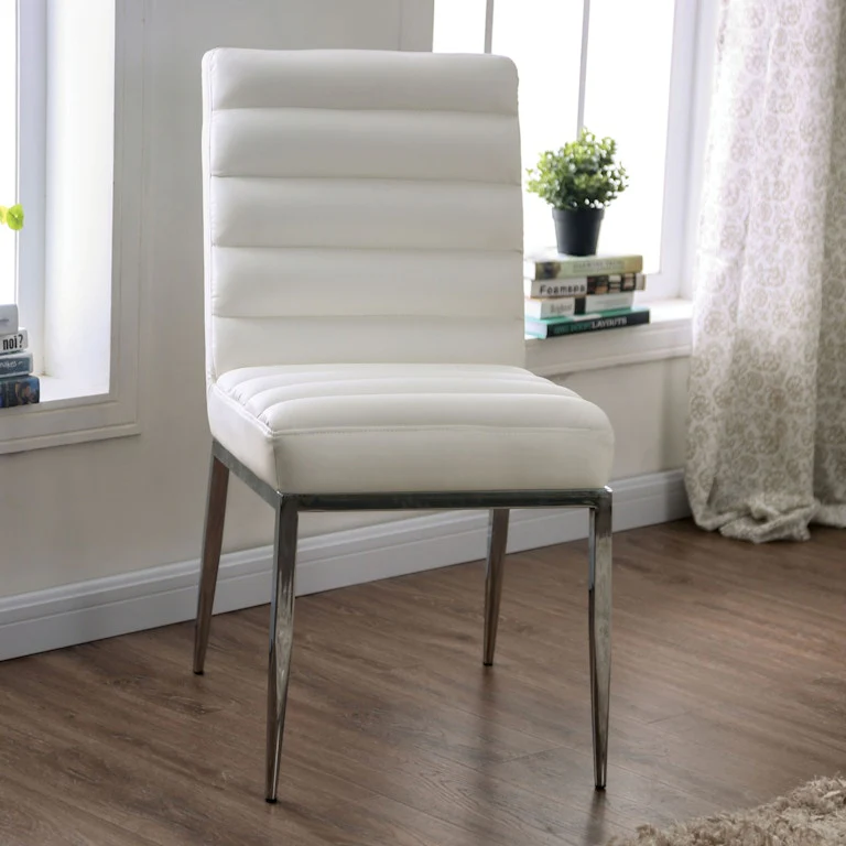Cilegon White Side Chair (2/Ctn)