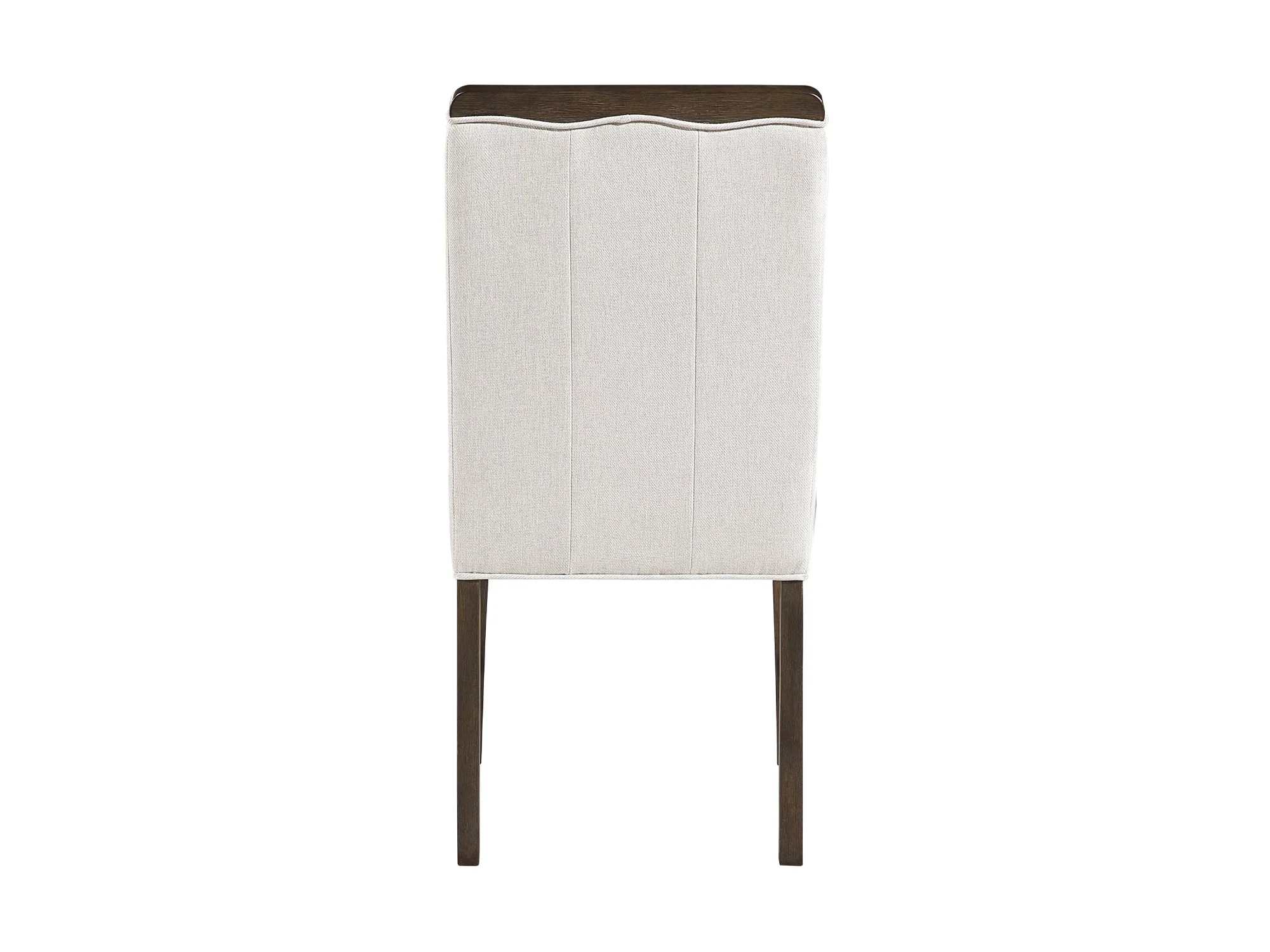 Clara Brown and Beige Wide Dining Chair (Set of 2) - Image 6