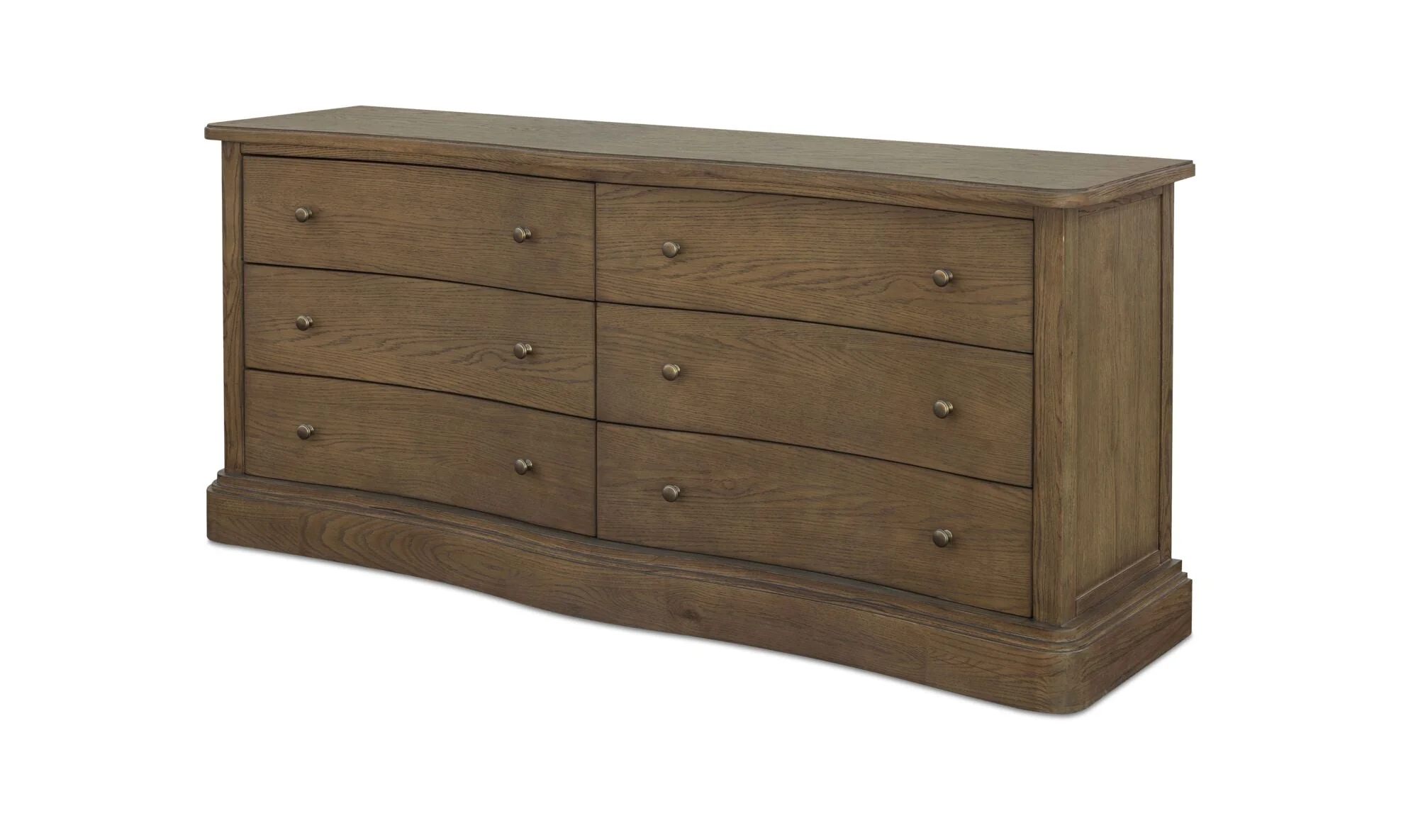 Clarence 6 Drawer Dresser Warm Brown - Image 4