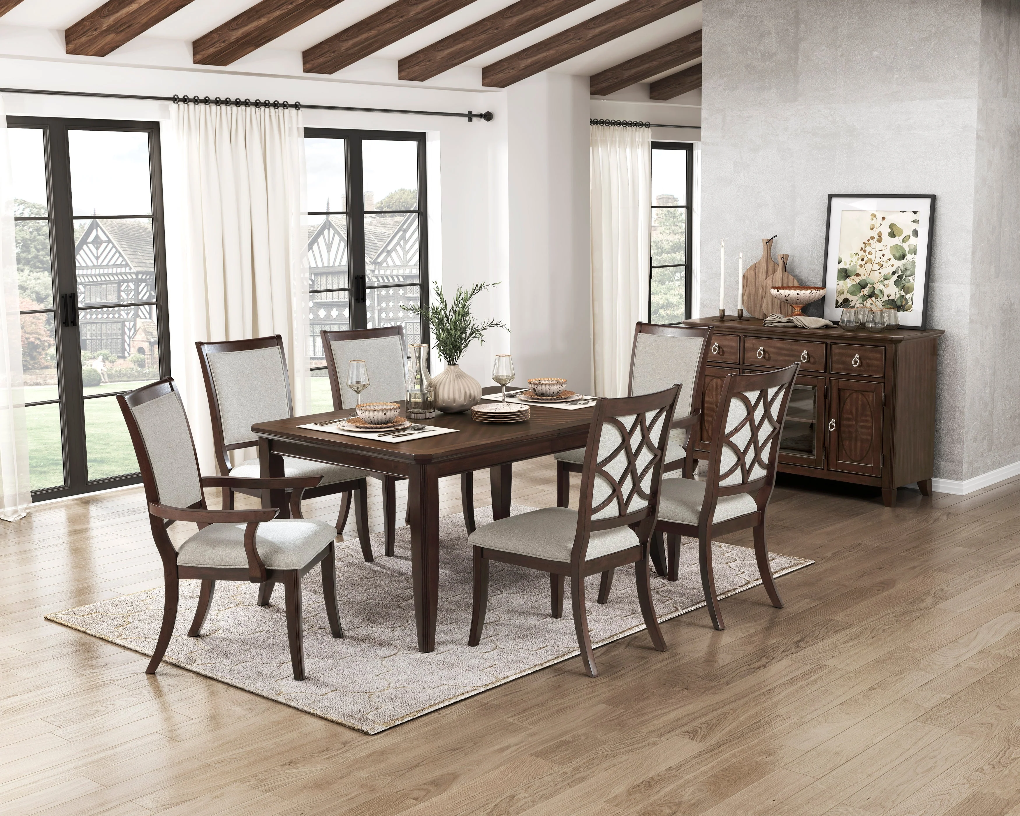 Claymont Cherry Dining Arm Chair, Set of 2 - Image 8