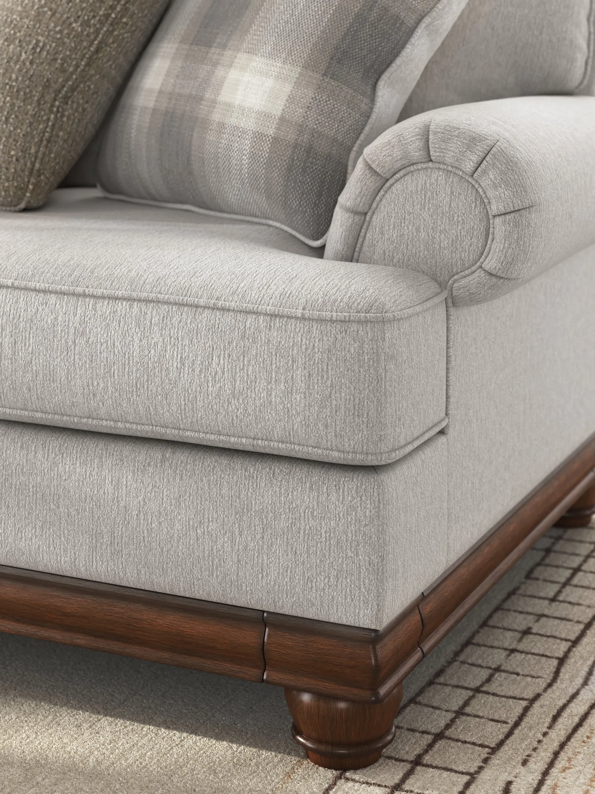Clearbrooke Sandstone Sofa, Oversized Chair and Accent Ottoman - Image 18