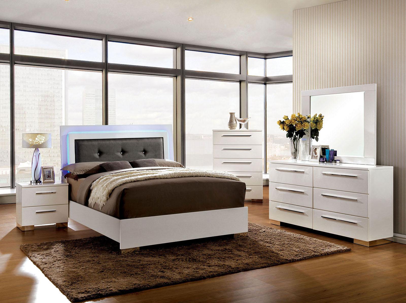 Clementine Glossy White Dresser - Image 2