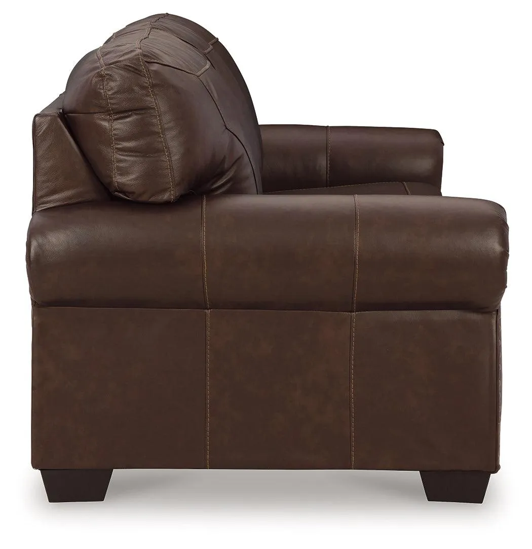 Colleton Dark Brown Leather Sofa - Image 4