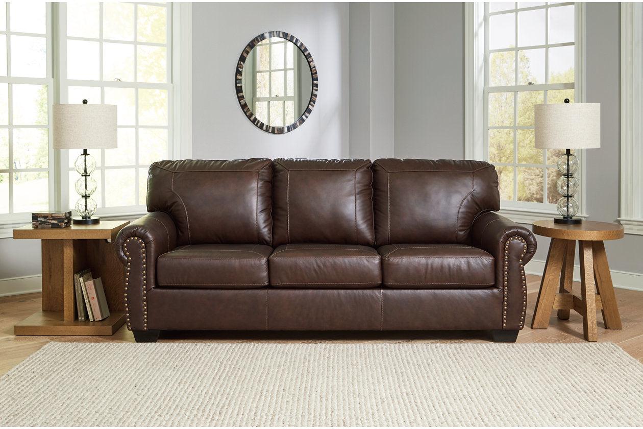 Colleton Dark Brown Sofa and Recliner - Image 11