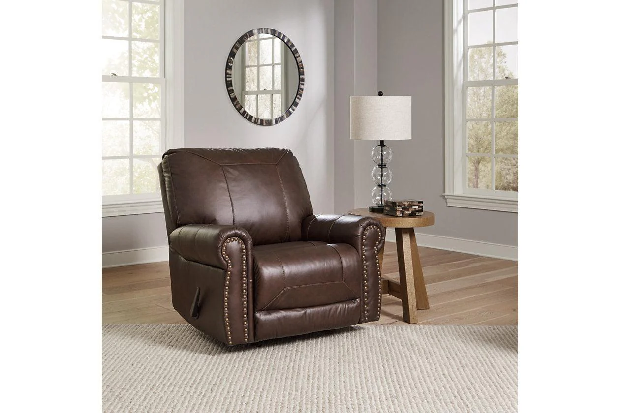 Colleton Dark Brown Sofa and Recliner - Image 12