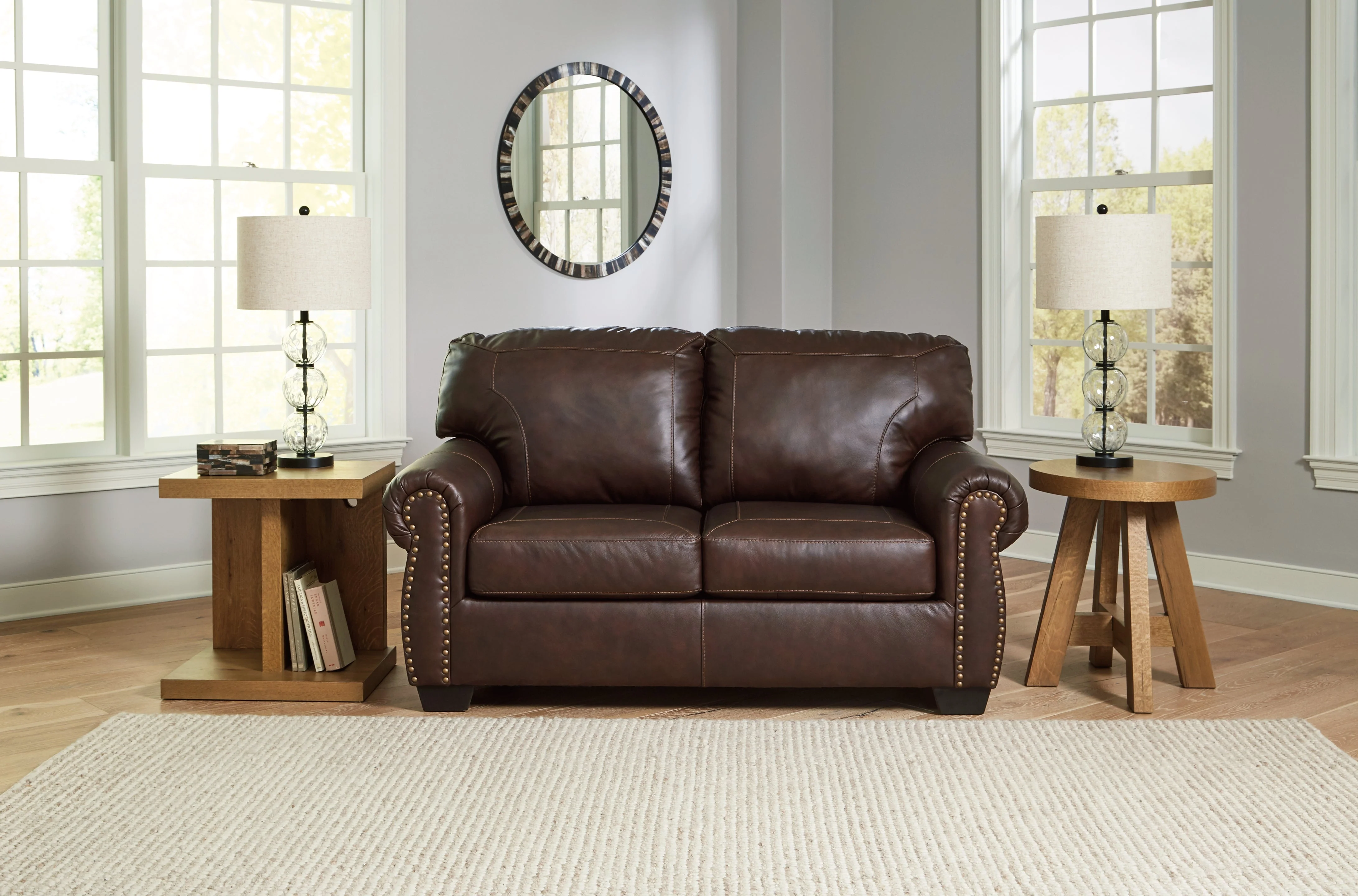 Colleton Sofa, Loveseat and Recliner in Dark Brown - Image 20
