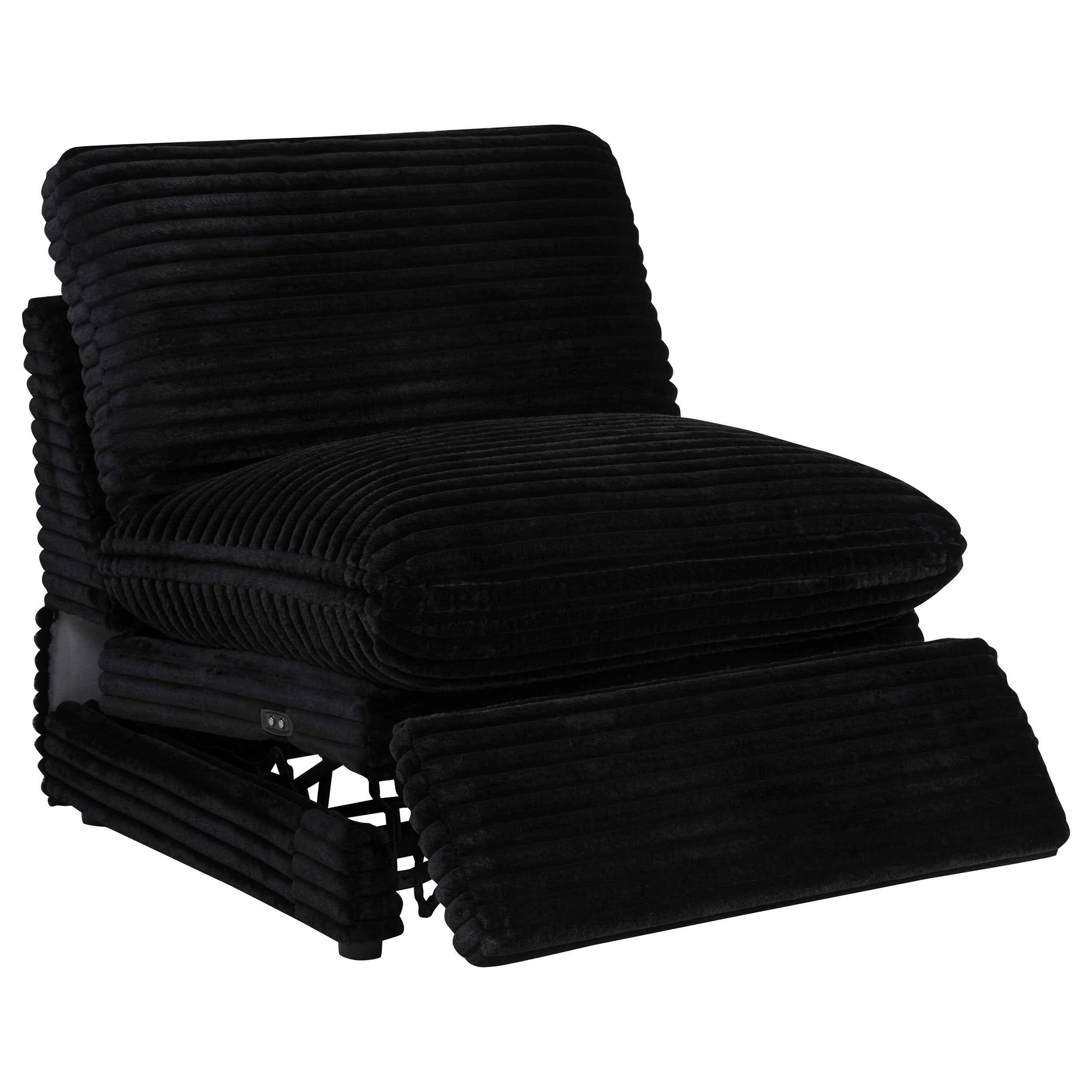 Collins Black 6-piece Modular Power Reclining Sectional - Image 6