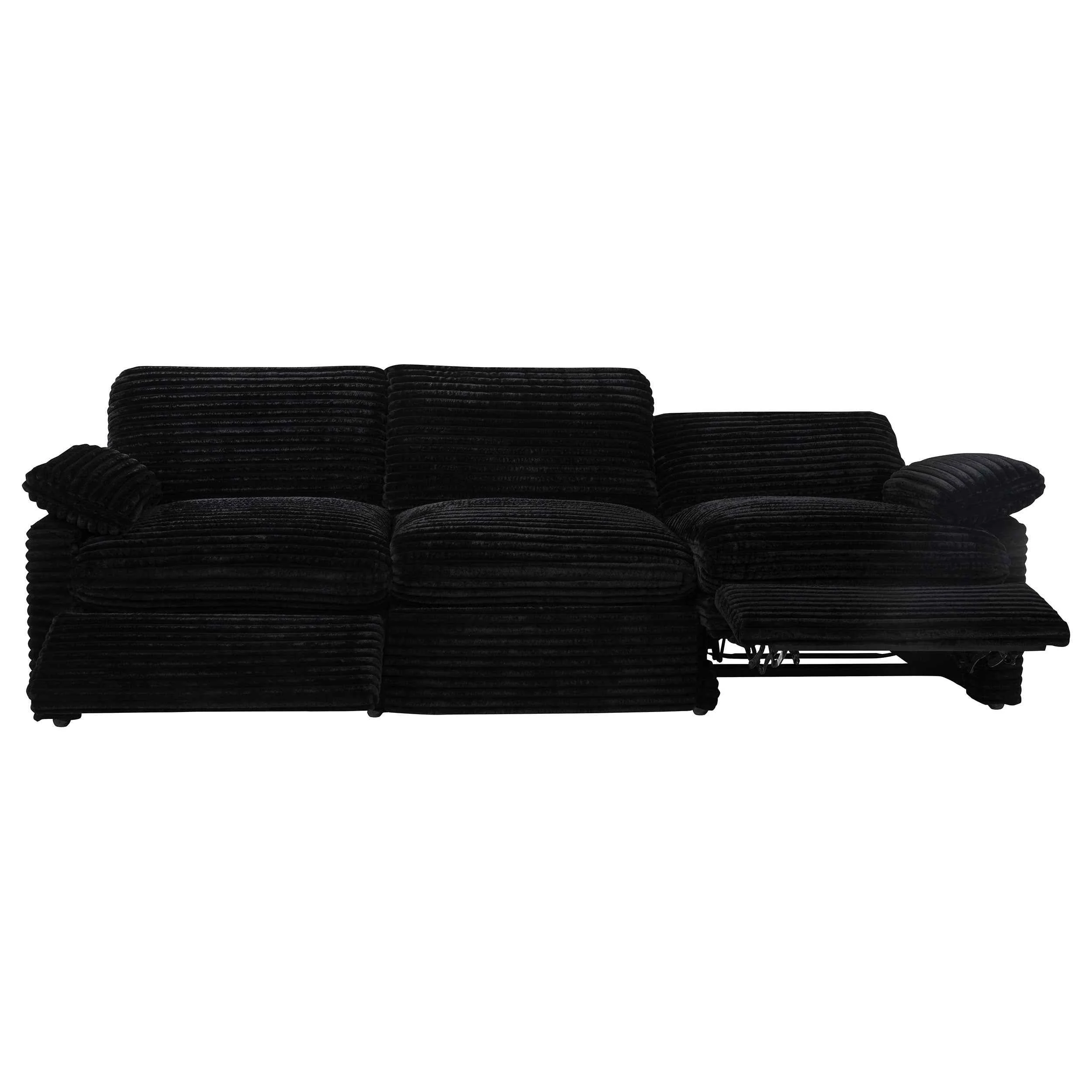 Collins Black Modular Power Sofa - Image 4
