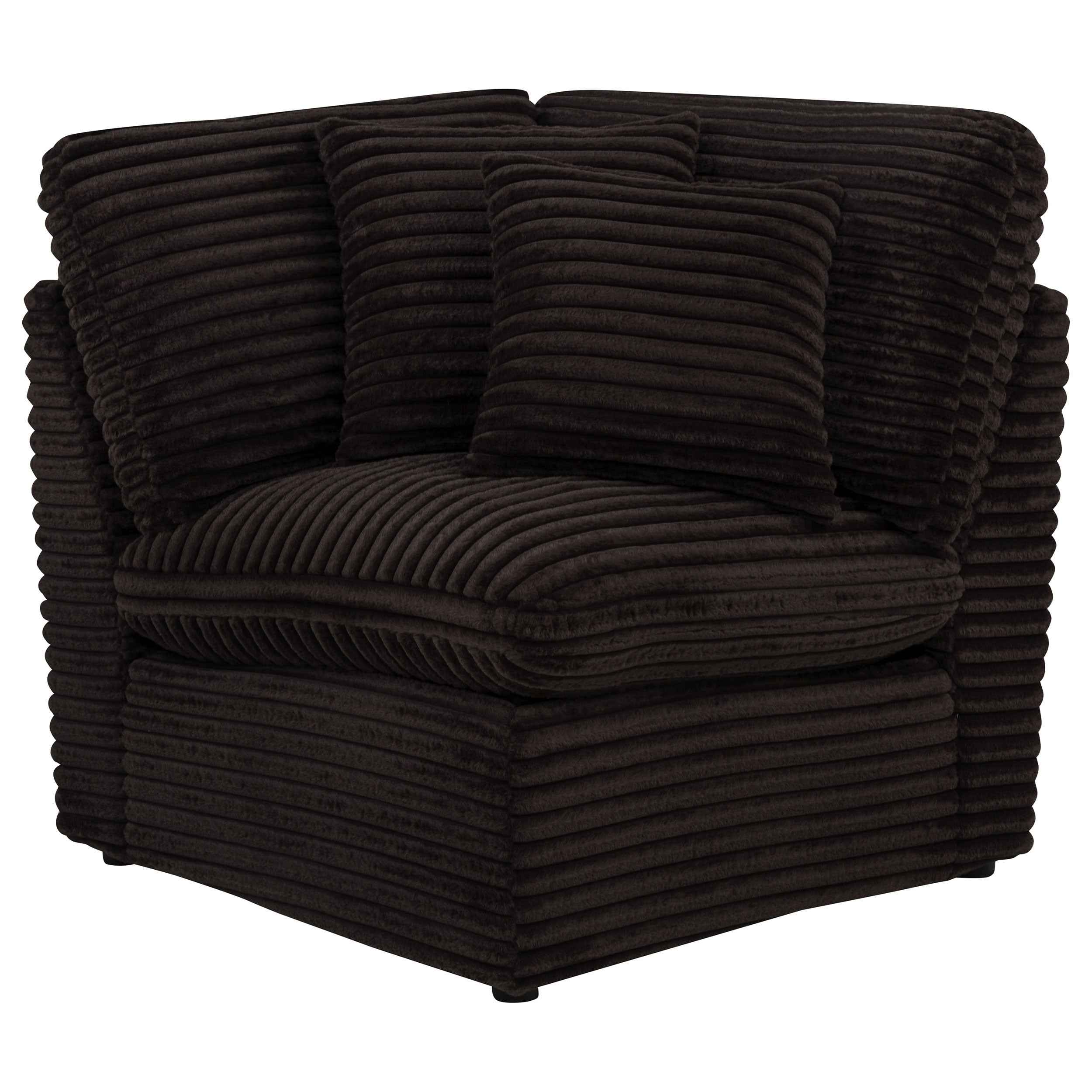 Collins Chocolate Brown 5-piece Modular Power Reclining Sectional - Image 6