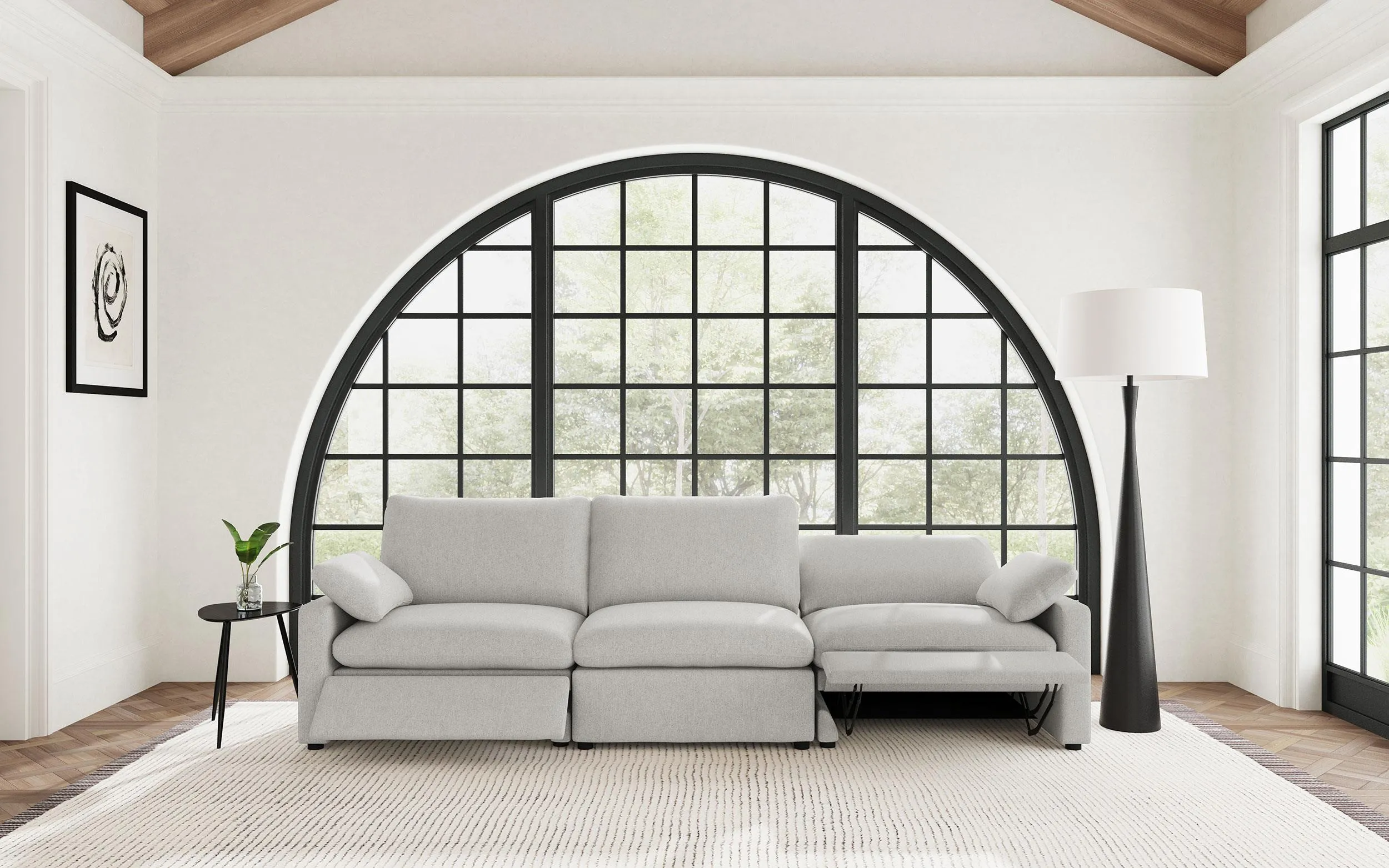 Collins Gray Modular Power Reclining Sofa