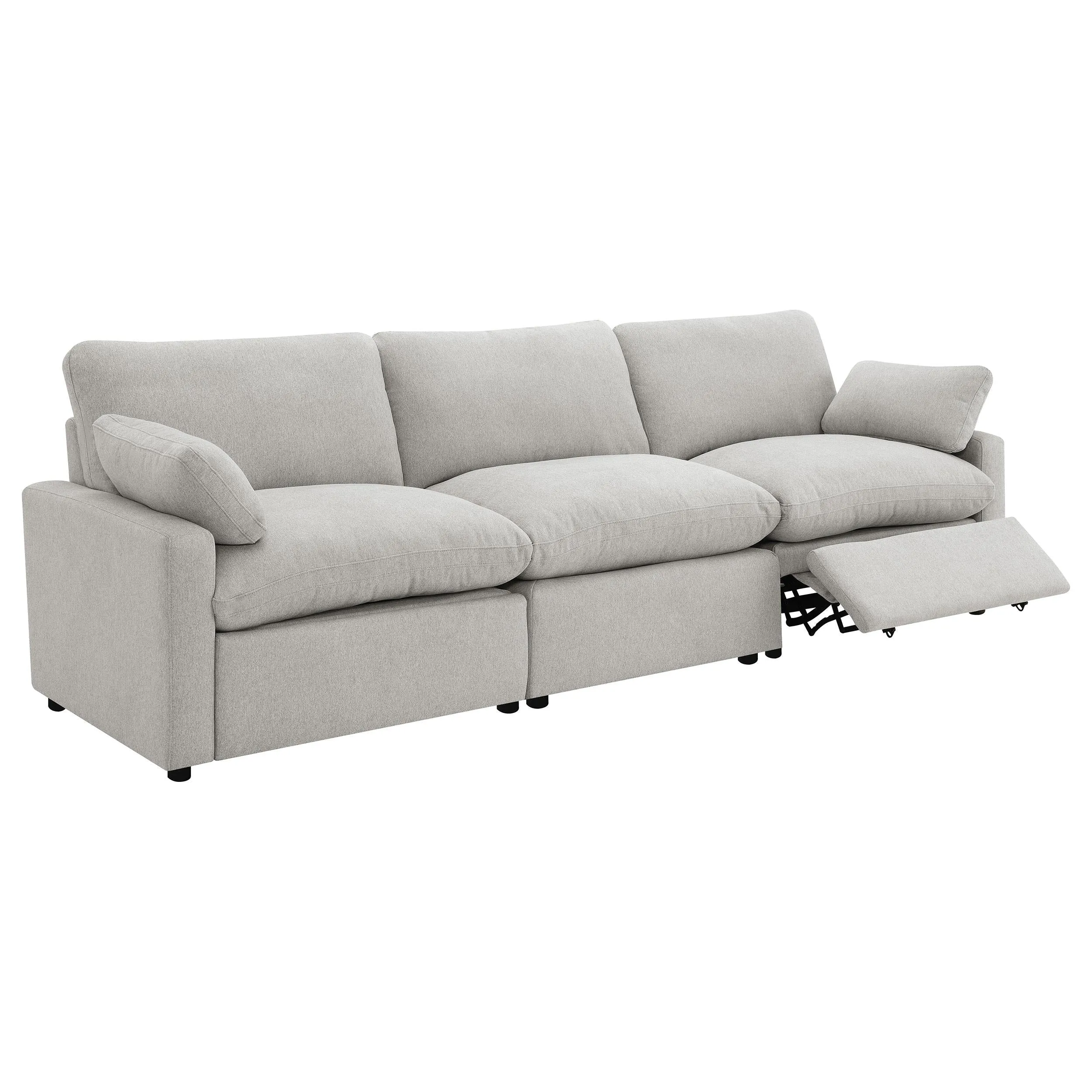 Collins Gray Modular Power Reclining Sofa - Image 6