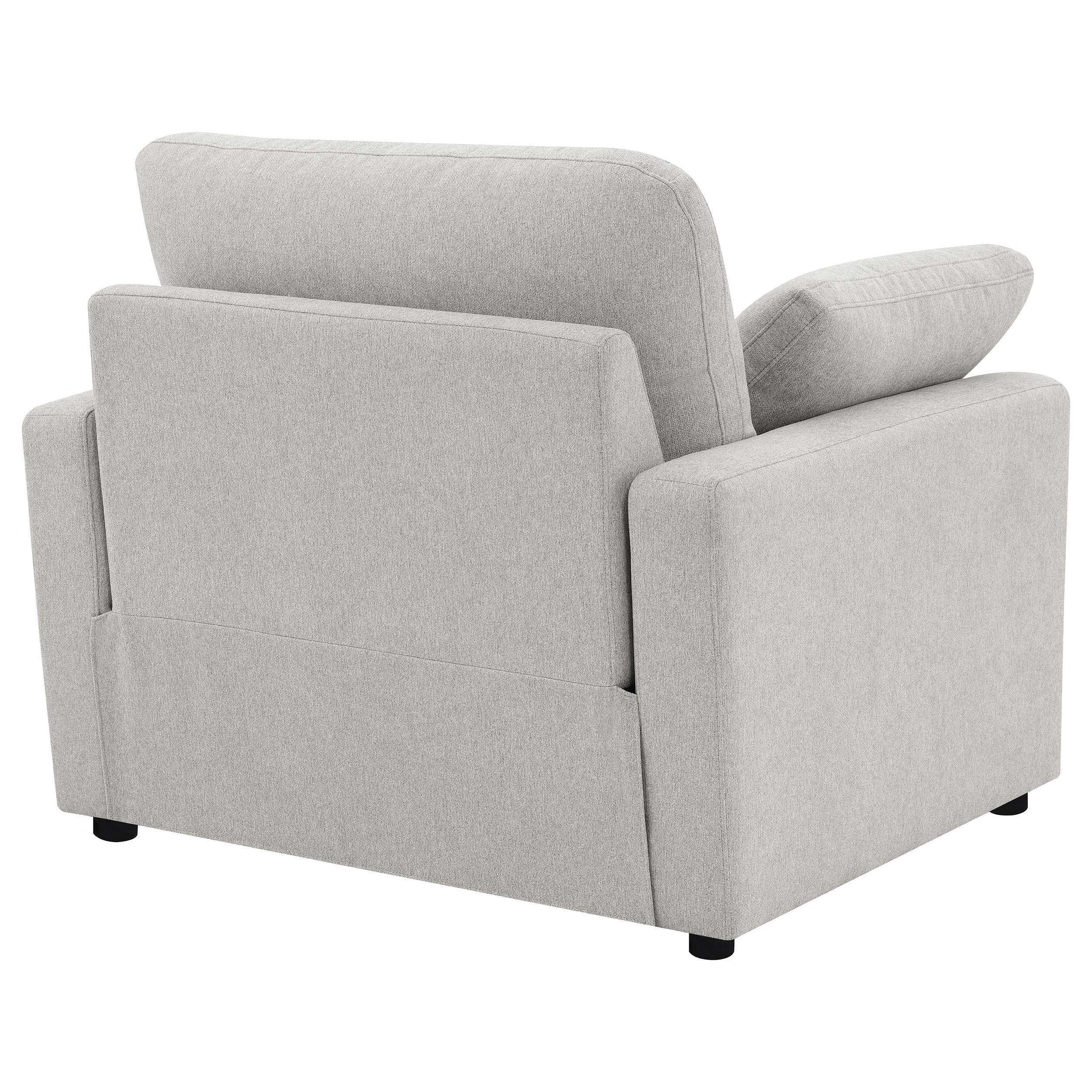 Collins Grey Upholstered Power Recliner Chair - Image 8