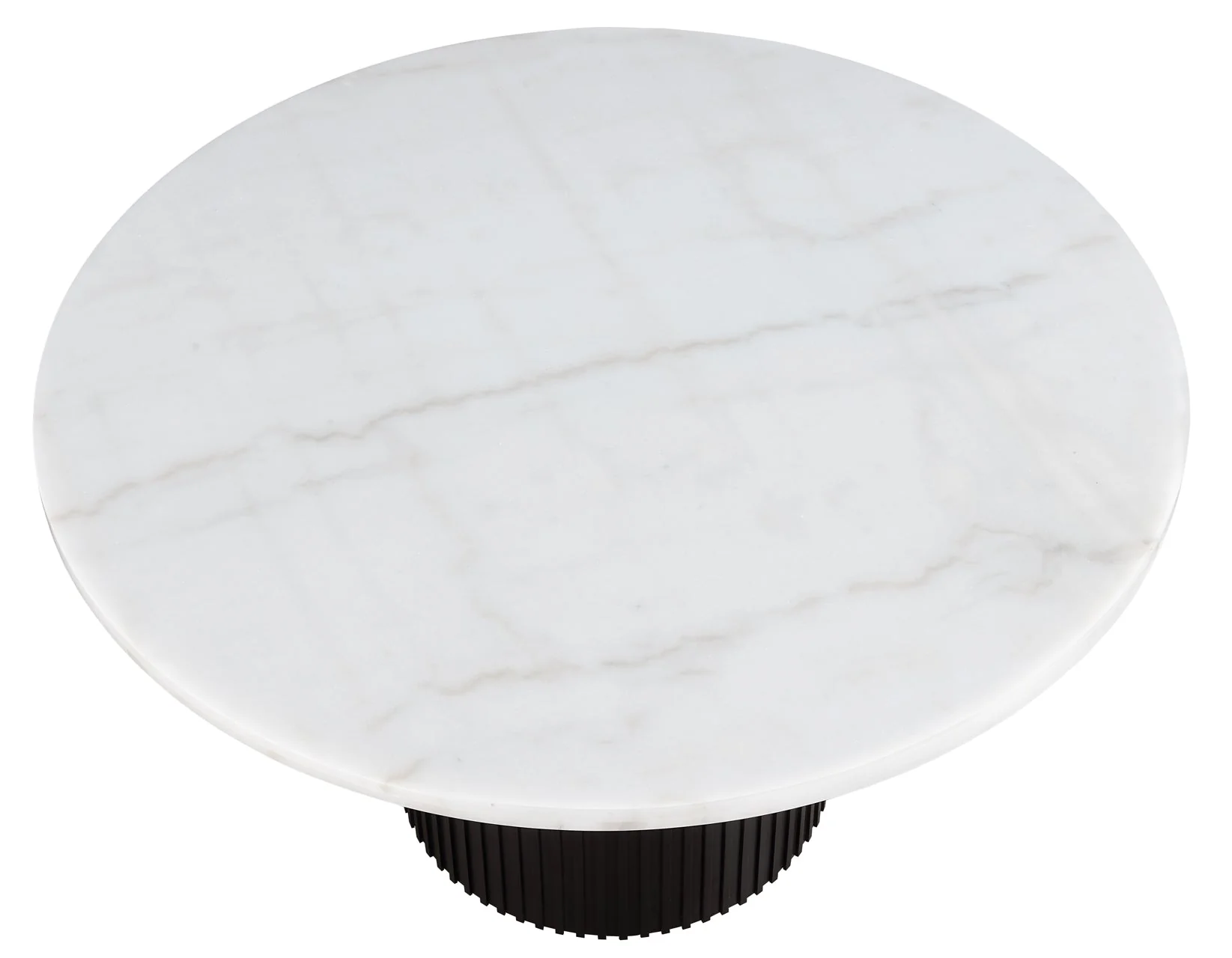 Colvin Black/White Round Marble Top Dining Room Set - Image 8