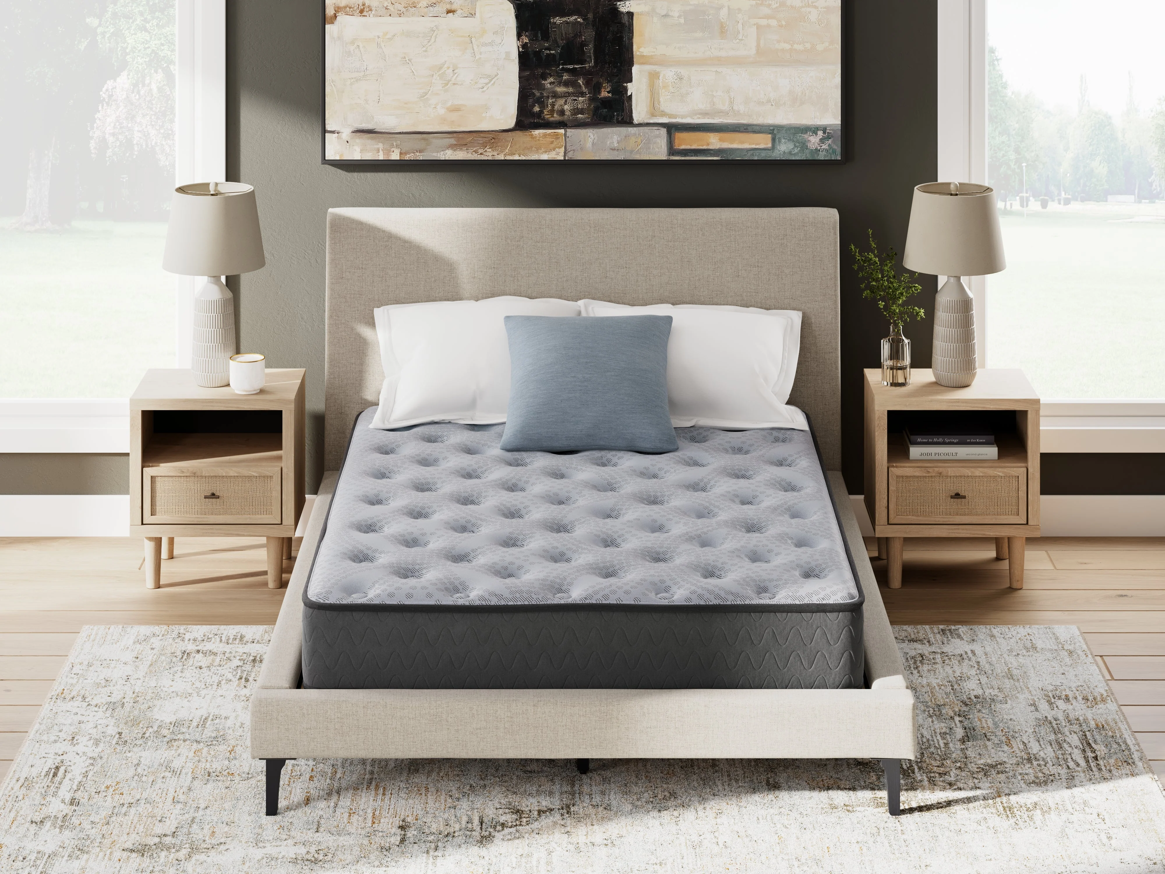 Comfort Plus Gray Queen Mattress - Image 10