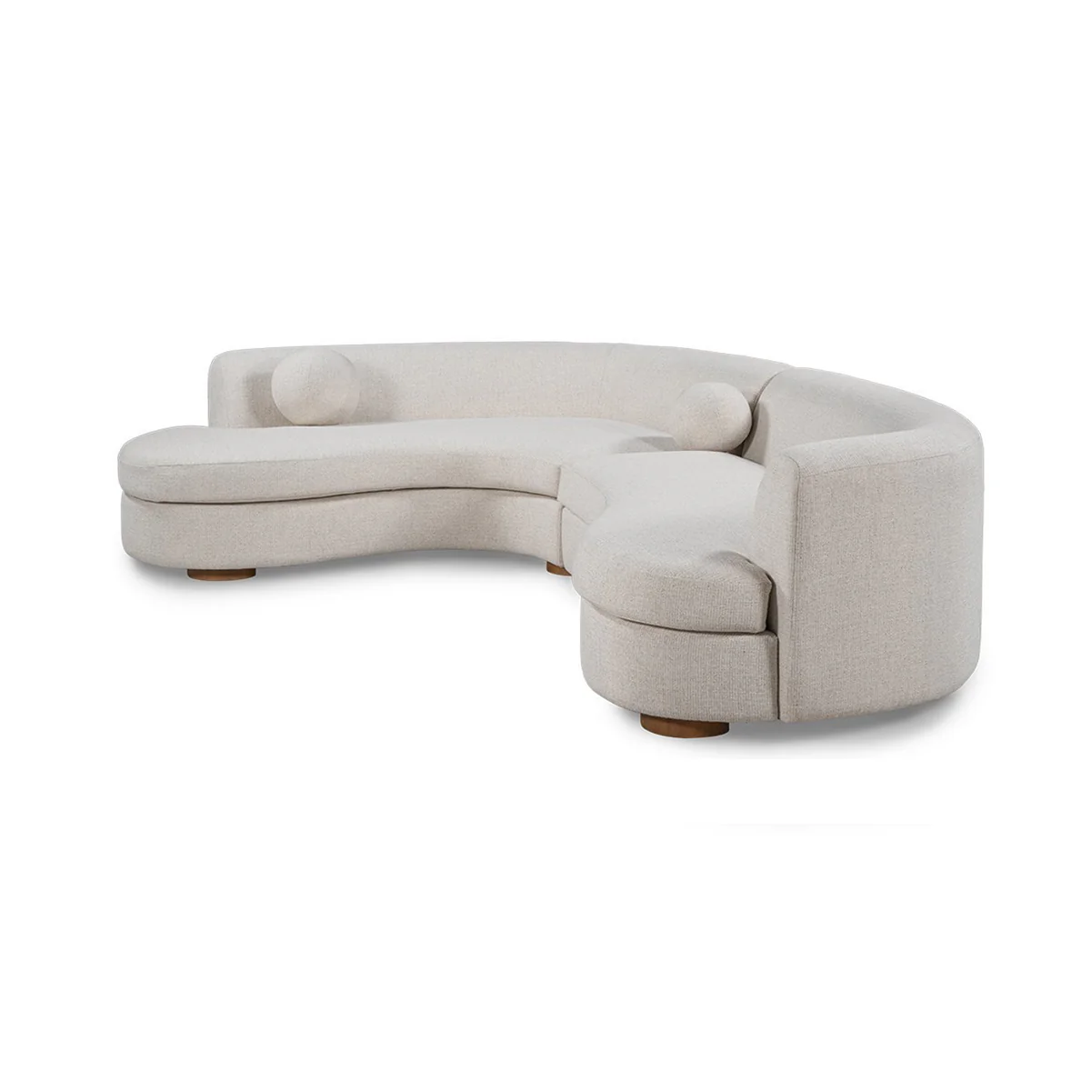 Concord 2 Piece Sectional - Ivory - Image 3