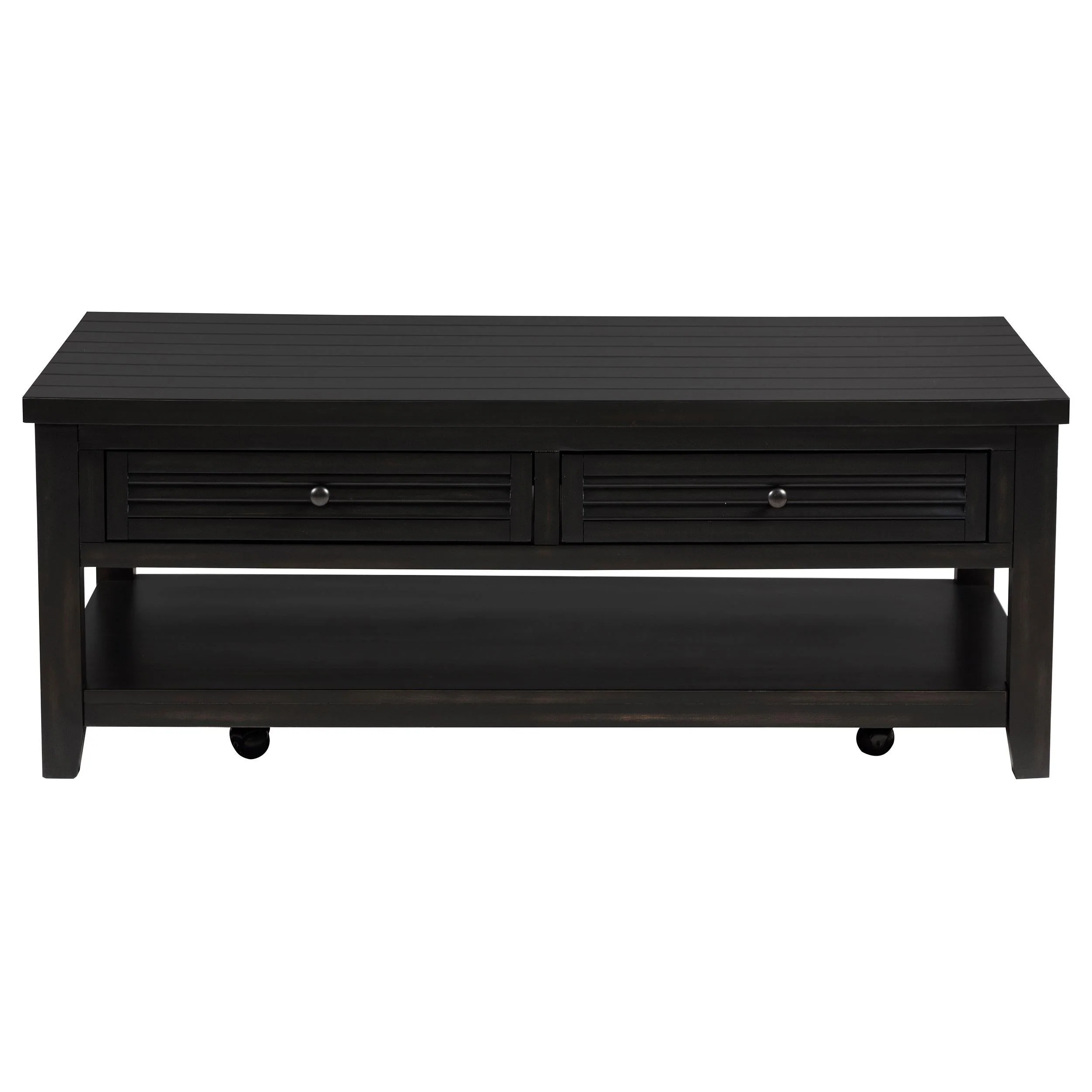Concord Distressed Java 2-Piece Coffee and End Table Set - Image 8