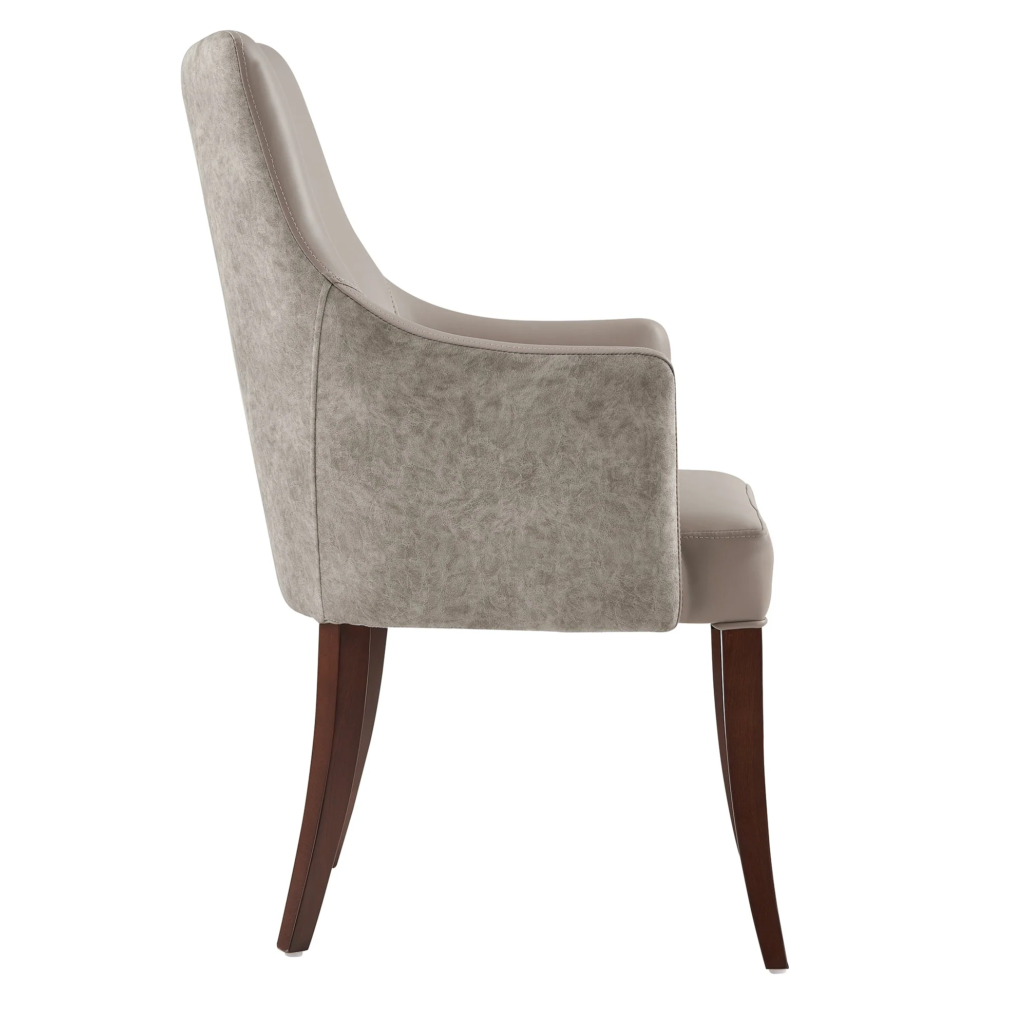 Connie Dining Armchair in Taupe (set of 2) - Image 7