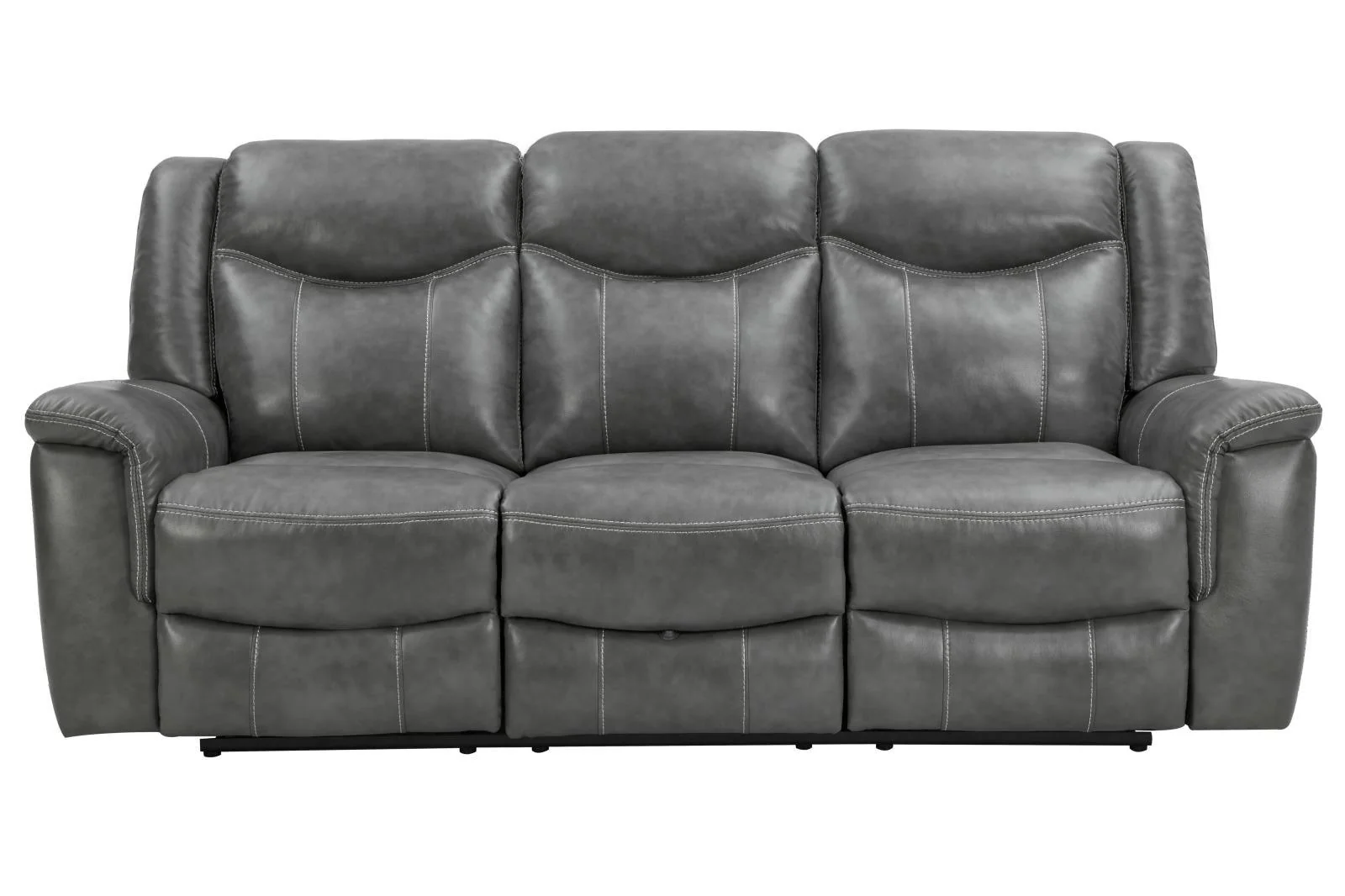 Conrad Gray Upholstered Motion Sofa Cool