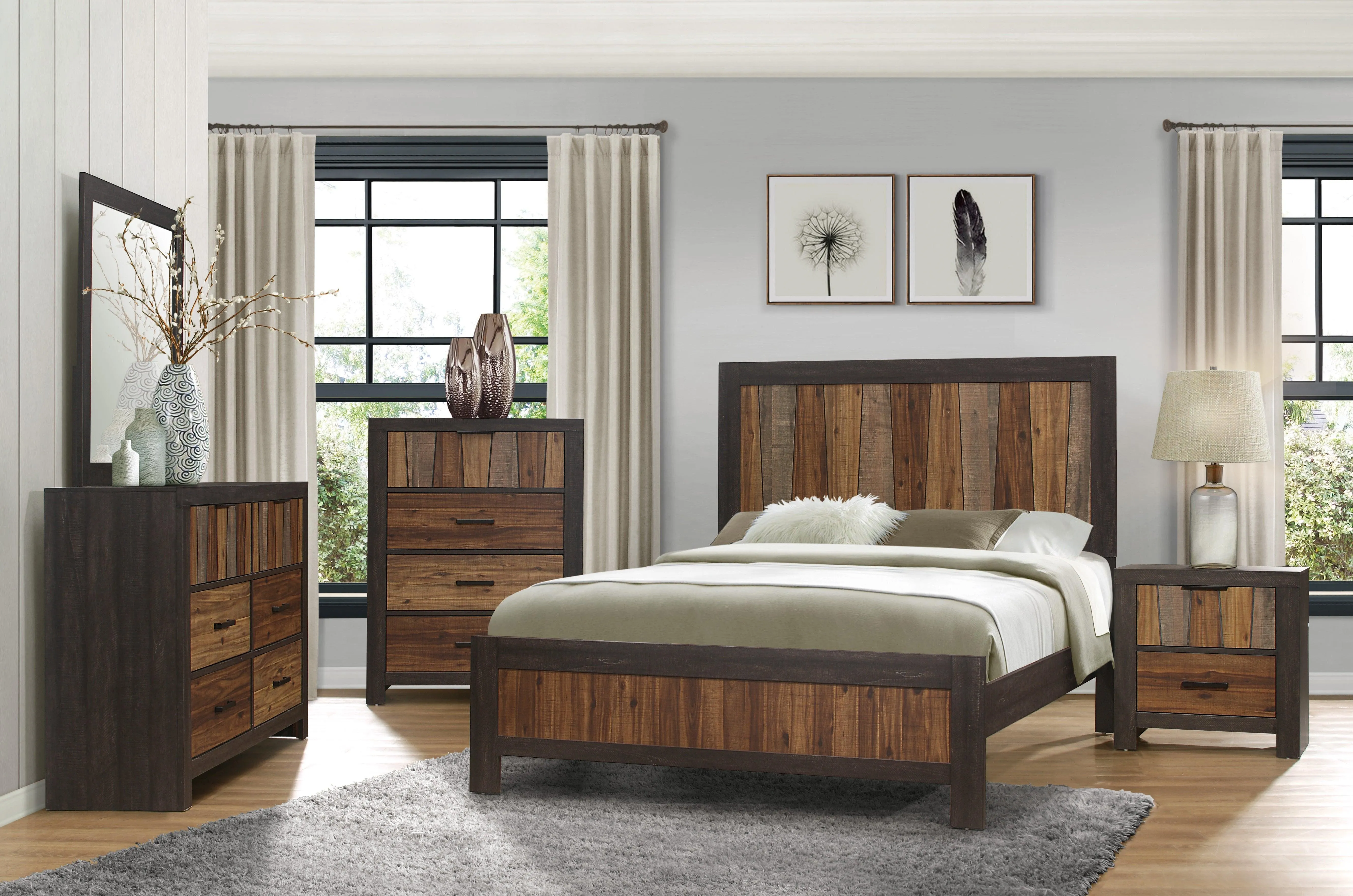 Cooper Wire Brushed Nightstand - Image 2